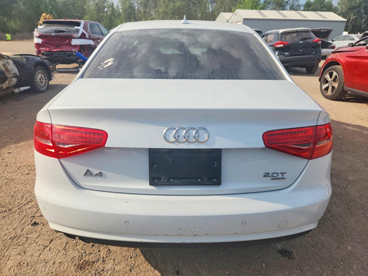 2013 Audi A4 Prestige White vin: WAUKFCFL9DN029416