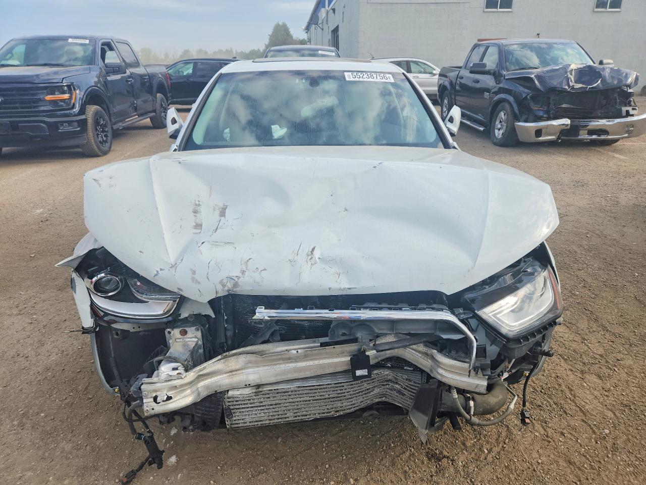 2013 Audi A4 Prestige White vin: WAUKFCFL9DN029416