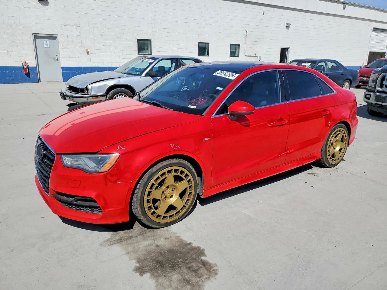2015 Audi A3 Prestige S-line Красный vin: WAUKFGFF1F1062468
