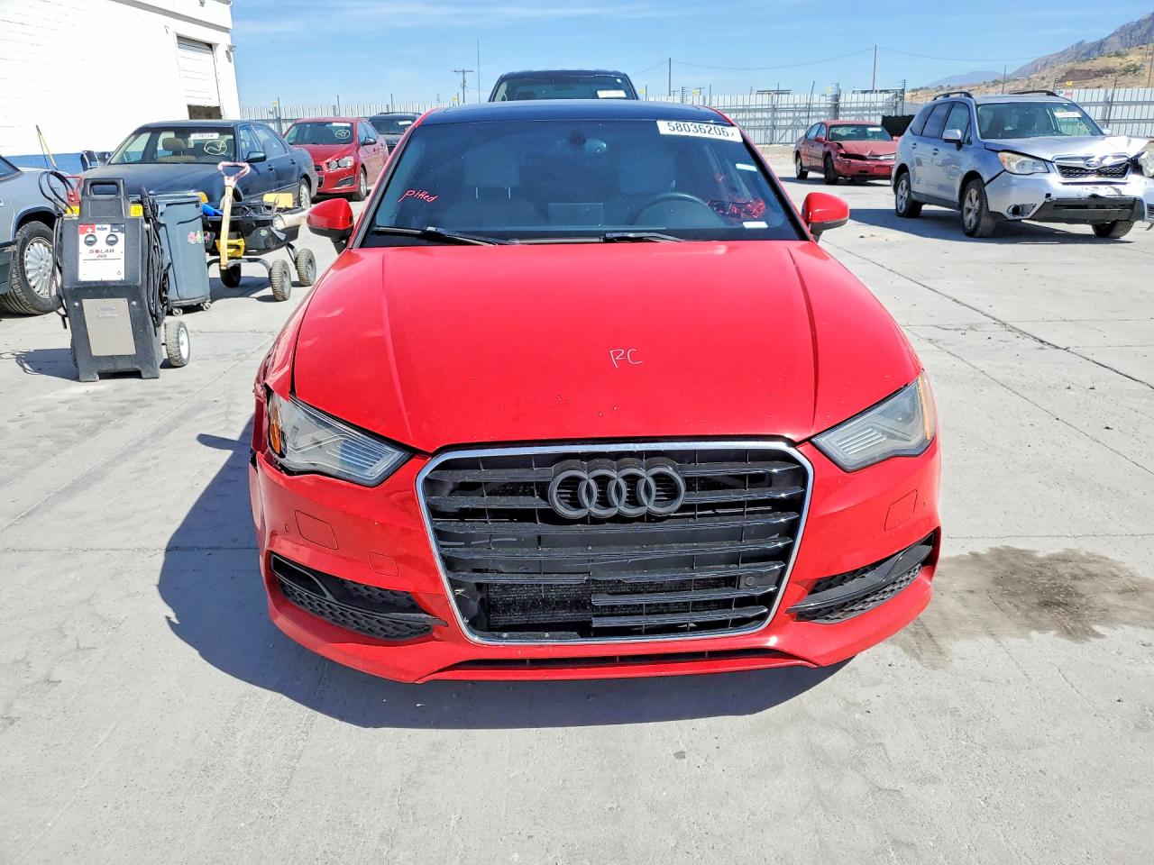 2015 Audi A3 Prestige S-line Красный vin: WAUKFGFF1F1062468