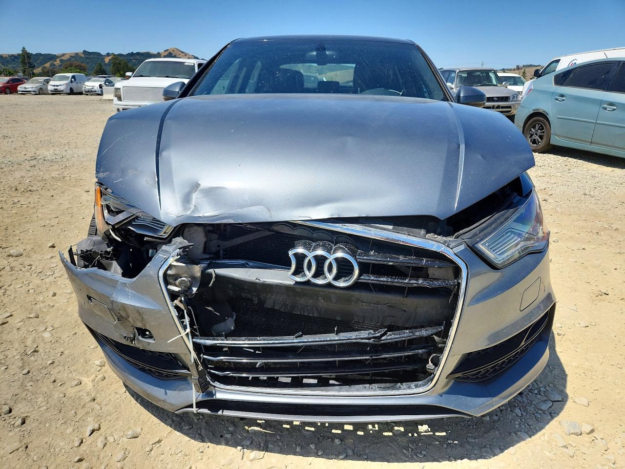 2015 Audi A3 Prestige S-line Gray vin: WAUKFGFF1F1099441