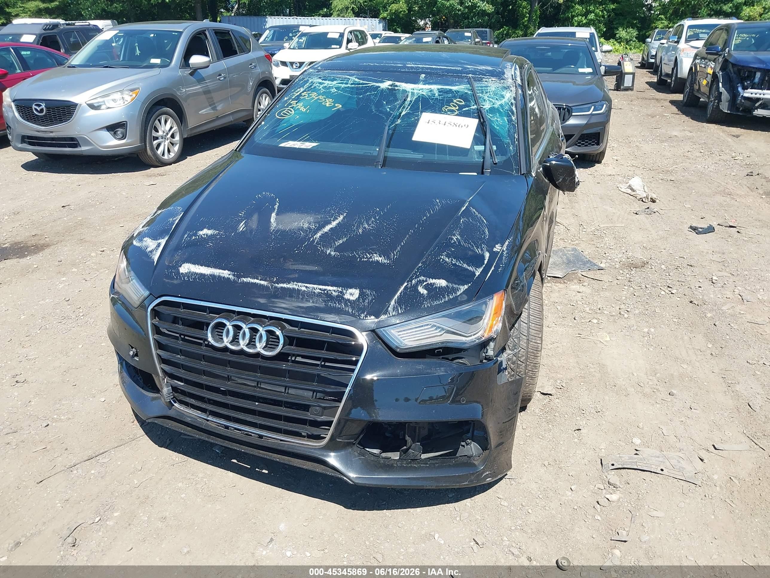 2015 Audi A3 2.0t Premium Black vin: WAUKFGFF3F1014938