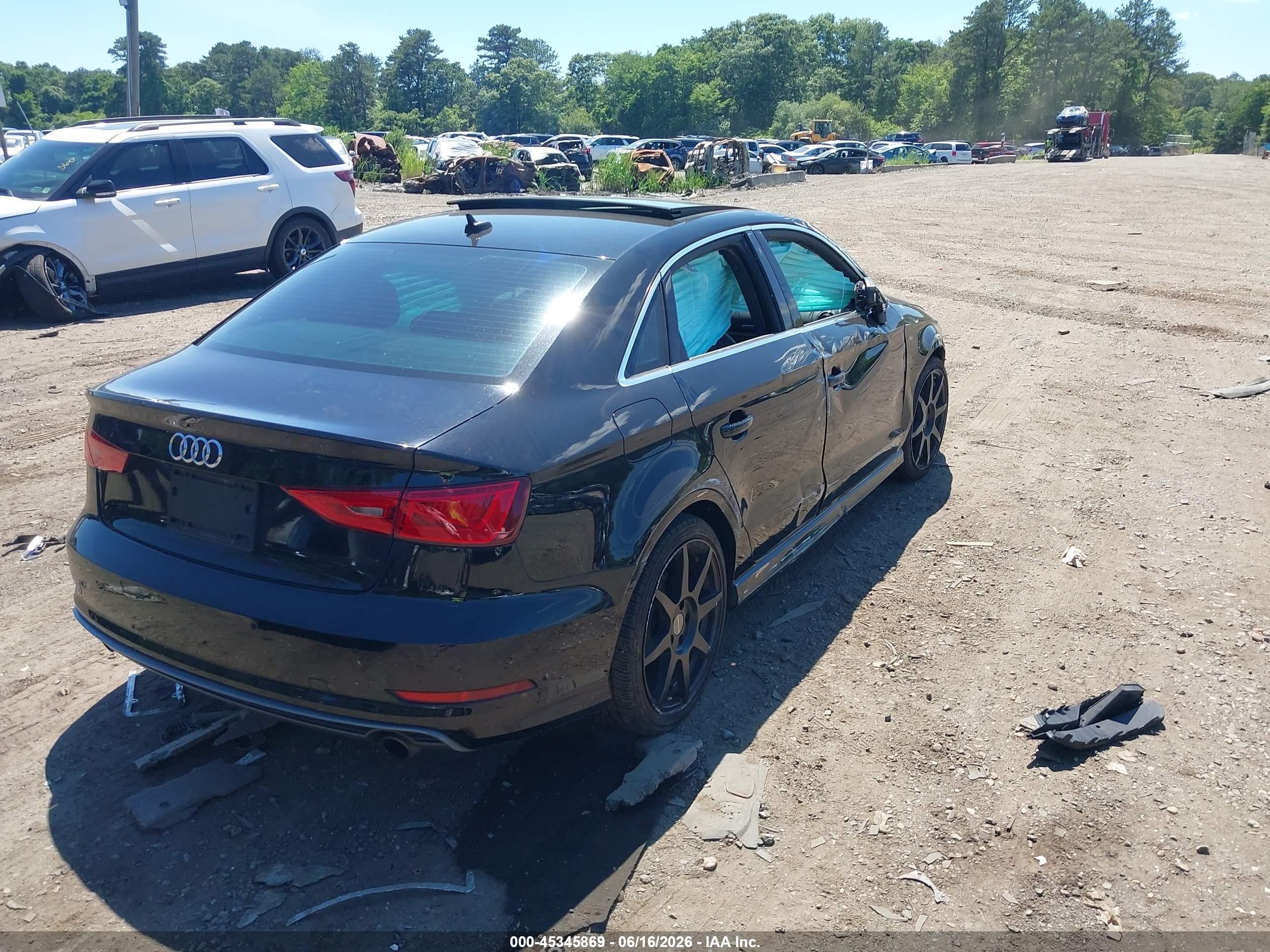 2015 Audi A3 2.0t Premium Black vin: WAUKFGFF3F1014938