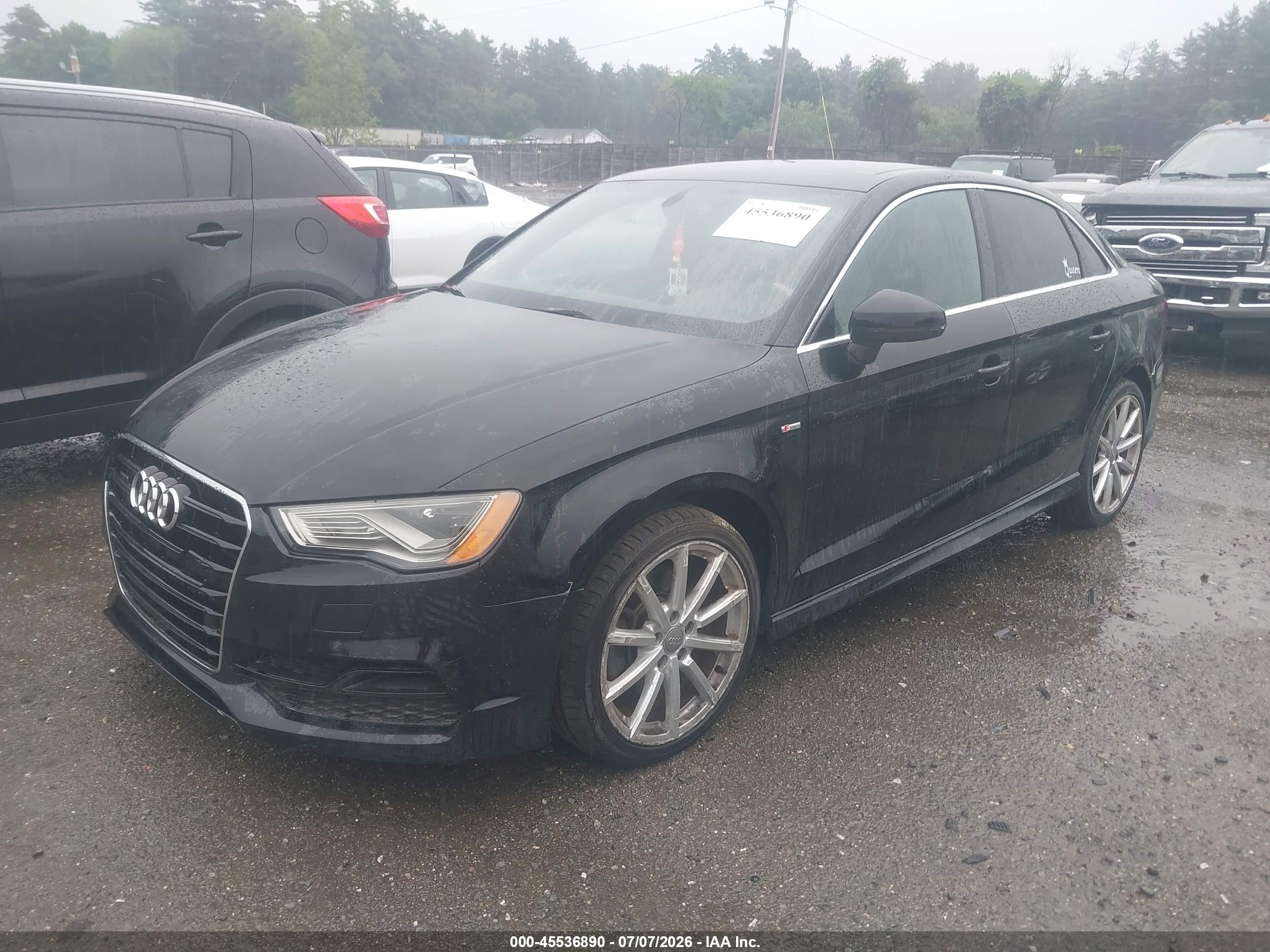 2015 Audi A3 2.0t Premium Black vin: WAUKFGFF5F1006971