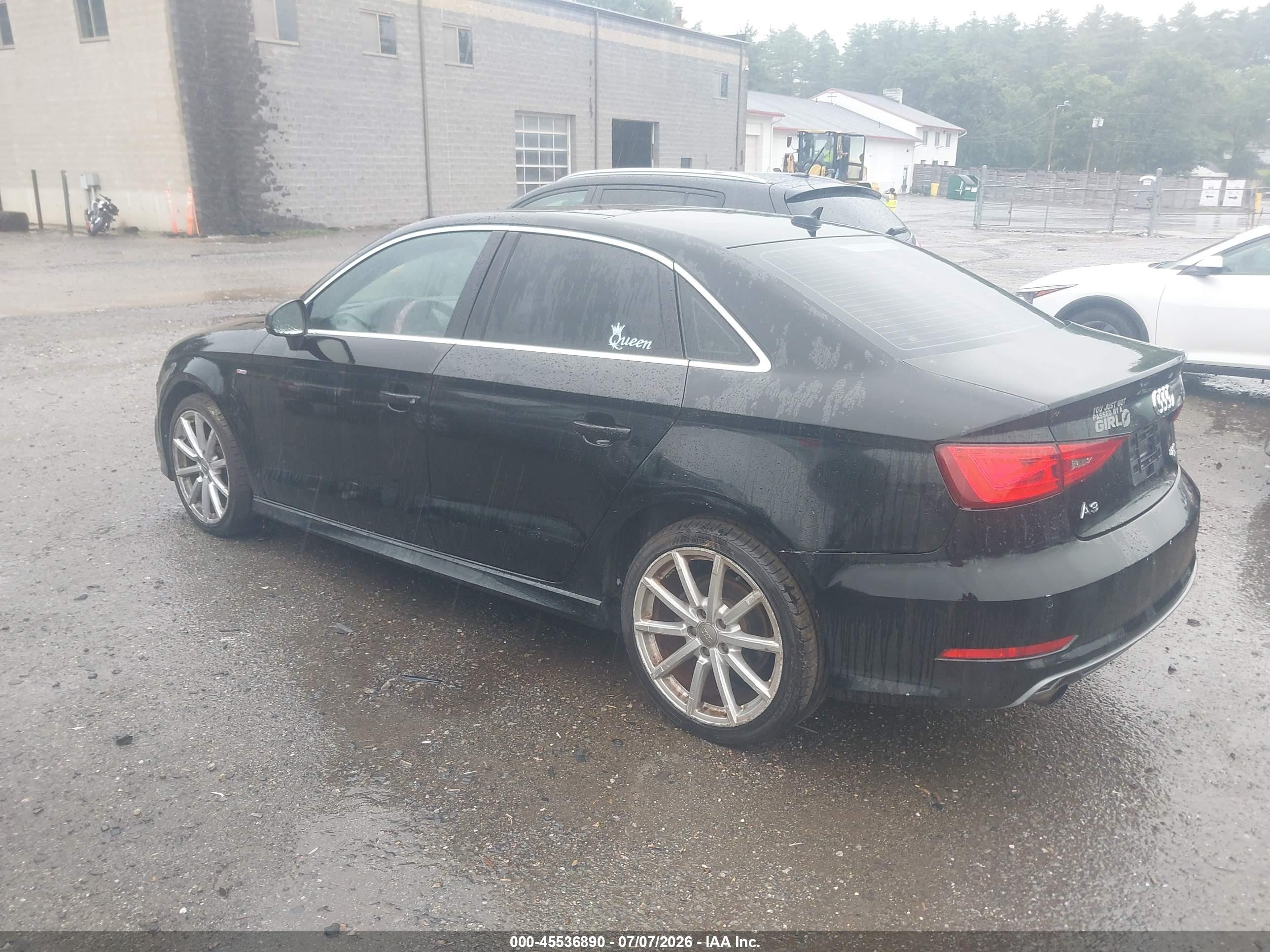 2015 Audi A3 2.0t Premium Black vin: WAUKFGFF5F1006971