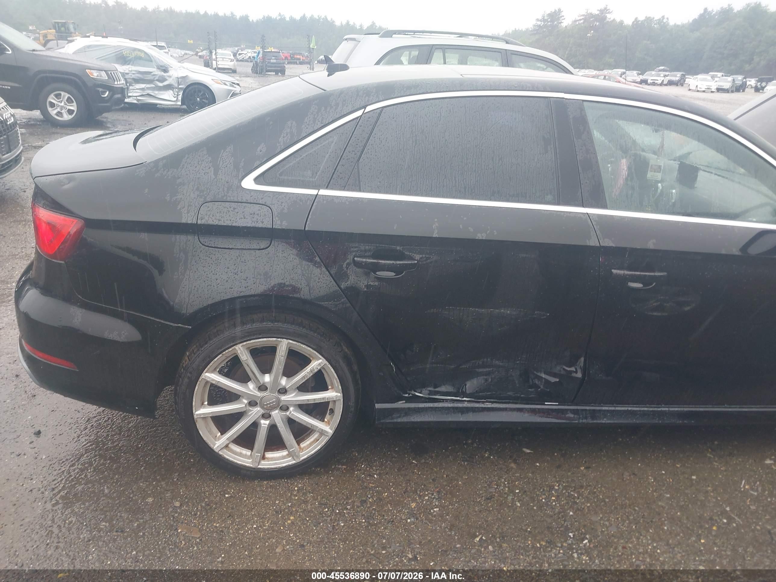 2015 Audi A3 2.0t Premium Black vin: WAUKFGFF5F1006971