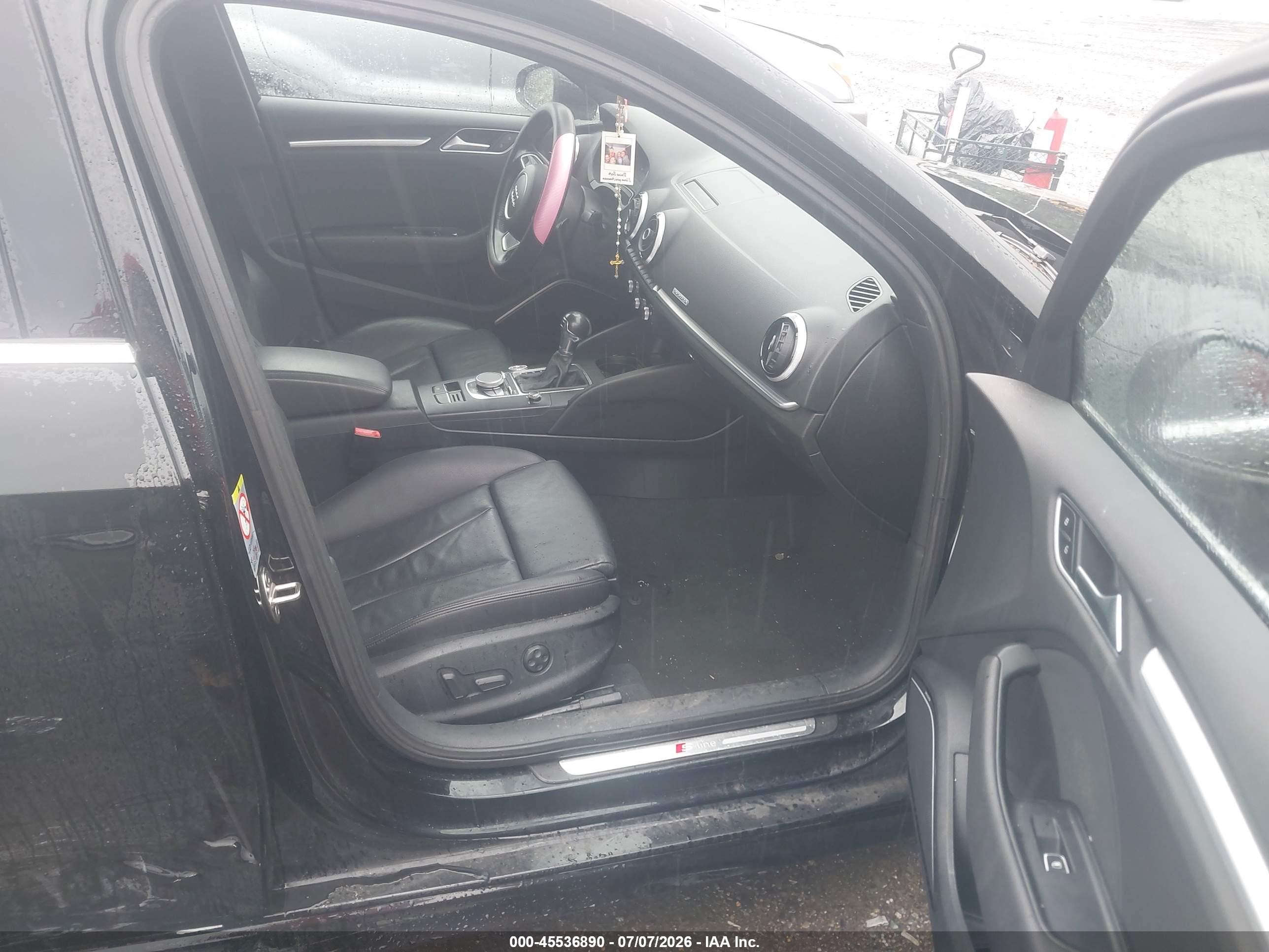2015 Audi A3 2.0t Premium Black vin: WAUKFGFF5F1006971