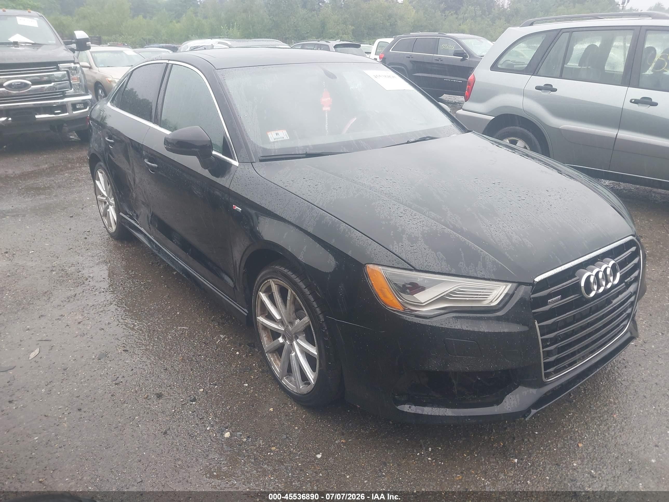 2015 Audi A3 2.0t Premium Black vin: WAUKFGFF5F1006971