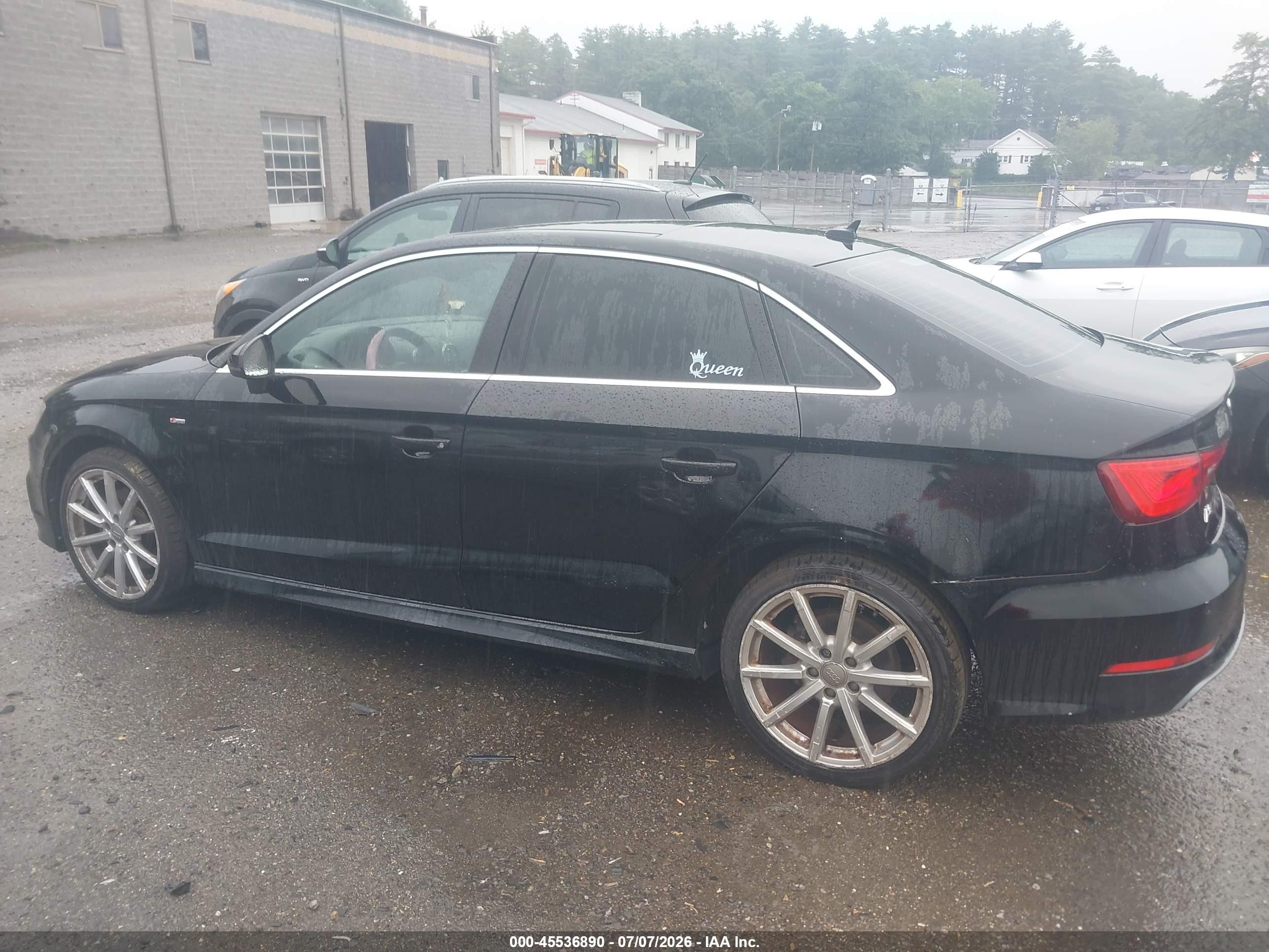2015 Audi A3 2.0t Premium Black vin: WAUKFGFF5F1006971