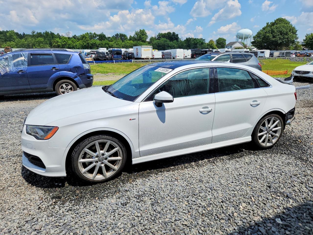 2015 Audi A3 Prestige S-line White vin: WAUKFGFF8F1081390