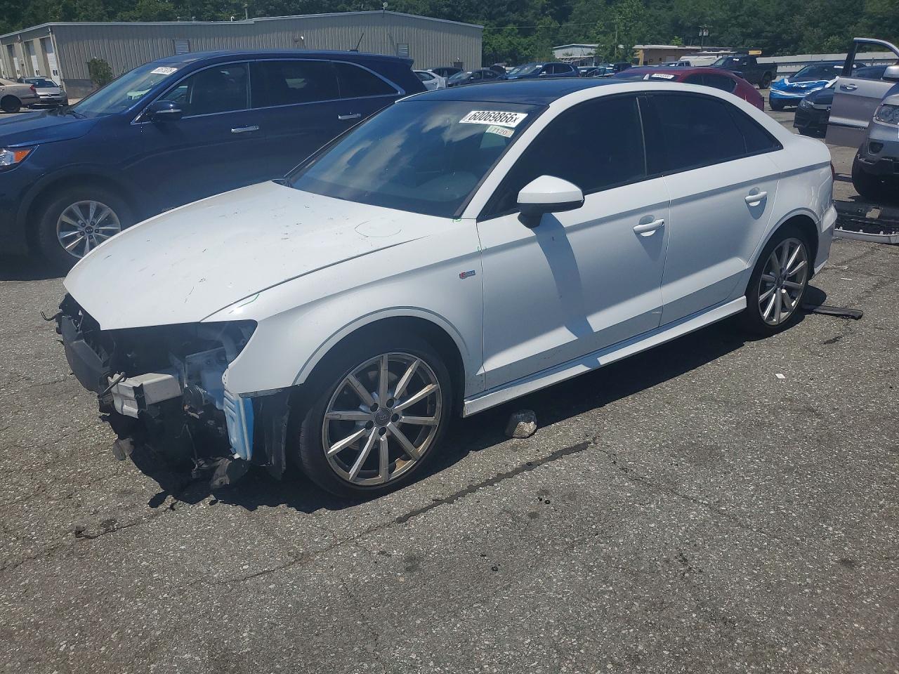 2015 Audi A3 Prestige S-line White vin: WAUKFGFF9F1000980