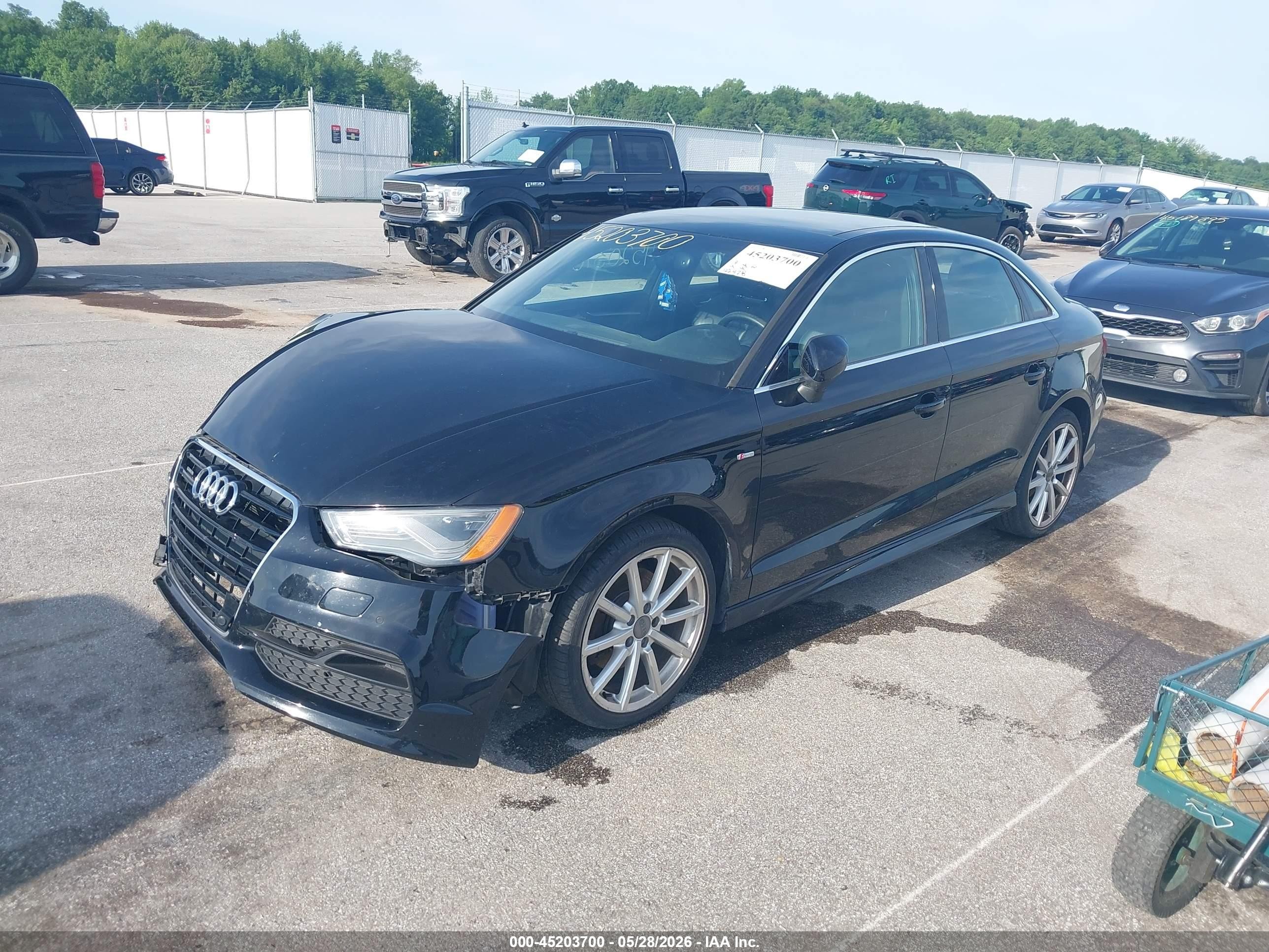 2015 Audi A3 2.0t Premium Black vin: WAUKFGFF9F1007055