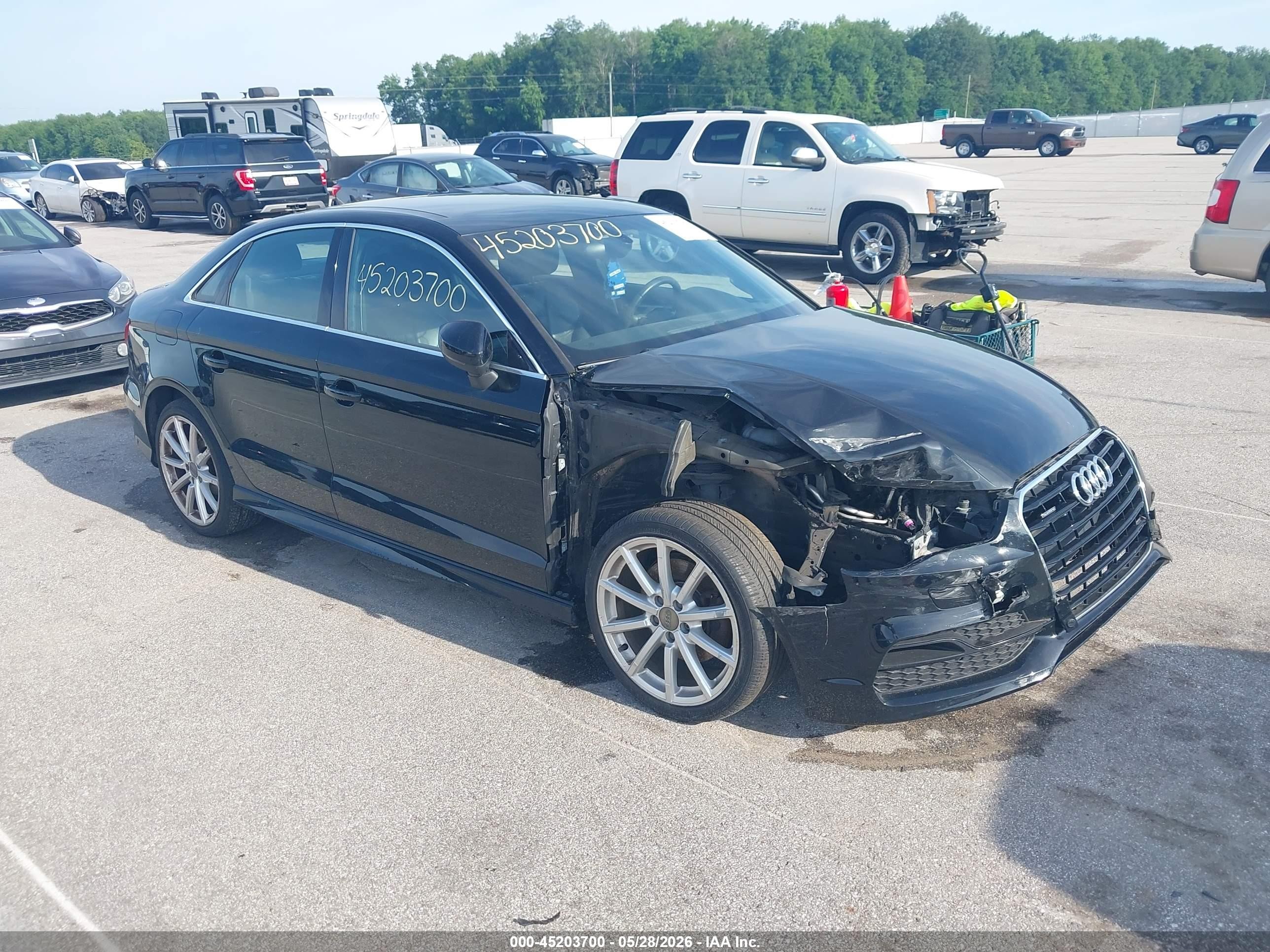 2015 Audi A3 2.0t Premium Black vin: WAUKFGFF9F1007055