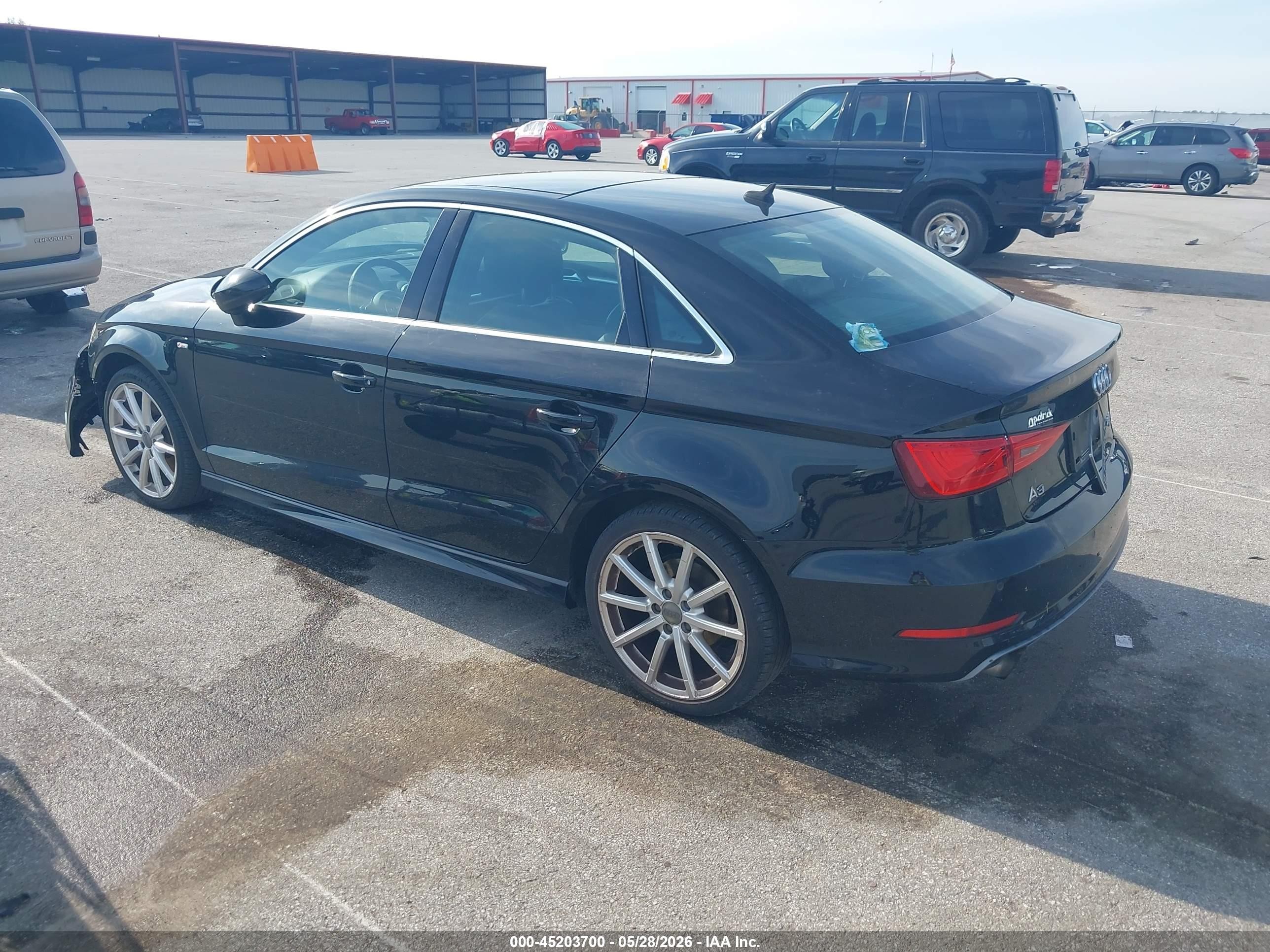 2015 Audi A3 2.0t Premium Black vin: WAUKFGFF9F1007055