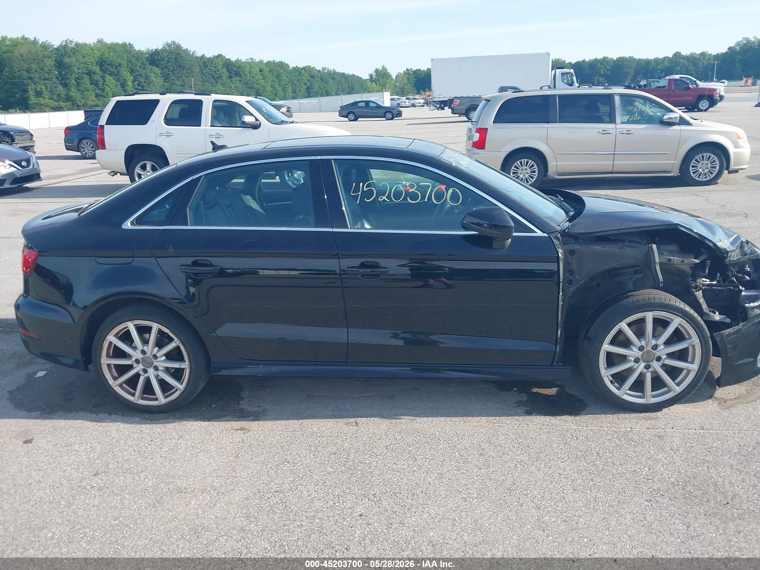 2015 Audi A3 2.0t Premium Black vin: WAUKFGFF9F1007055