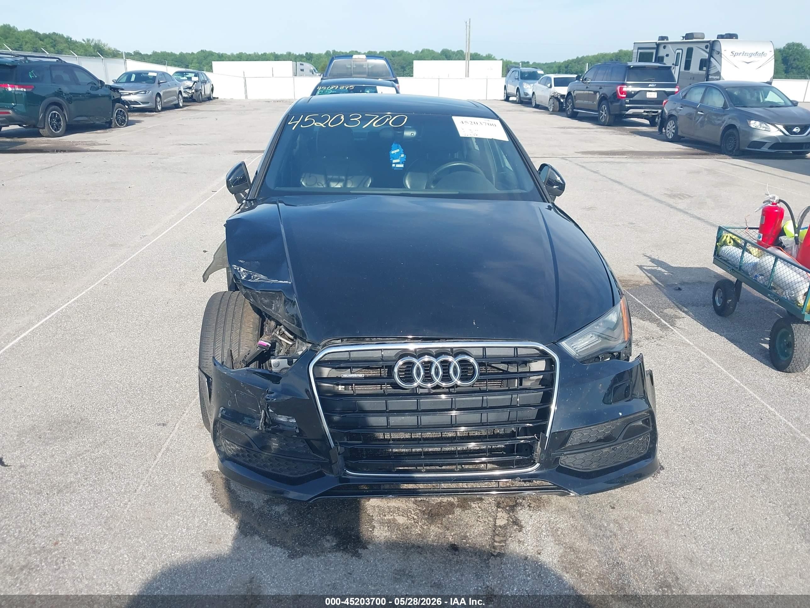 2015 Audi A3 2.0t Premium Black vin: WAUKFGFF9F1007055