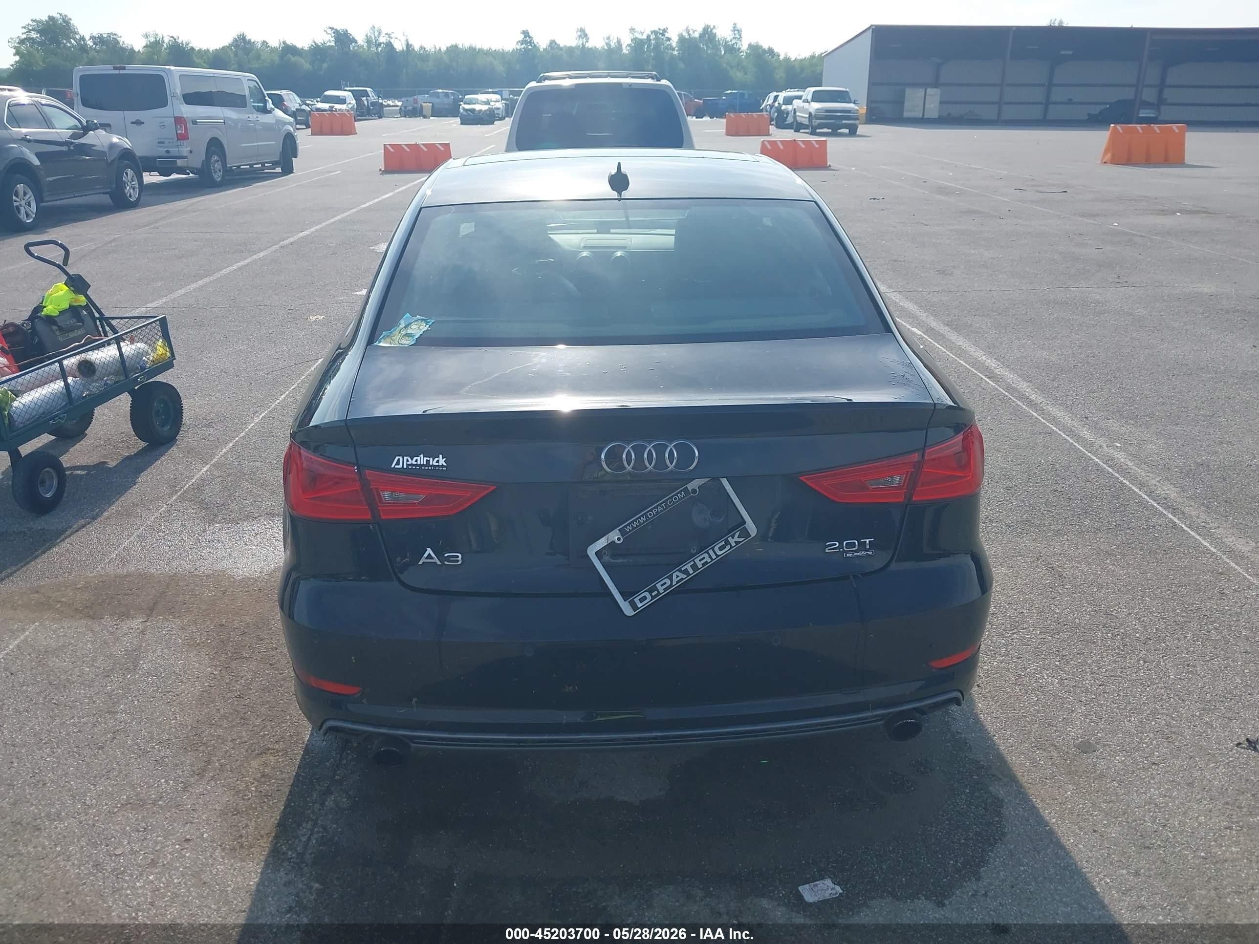 2015 Audi A3 2.0t Premium Black vin: WAUKFGFF9F1007055