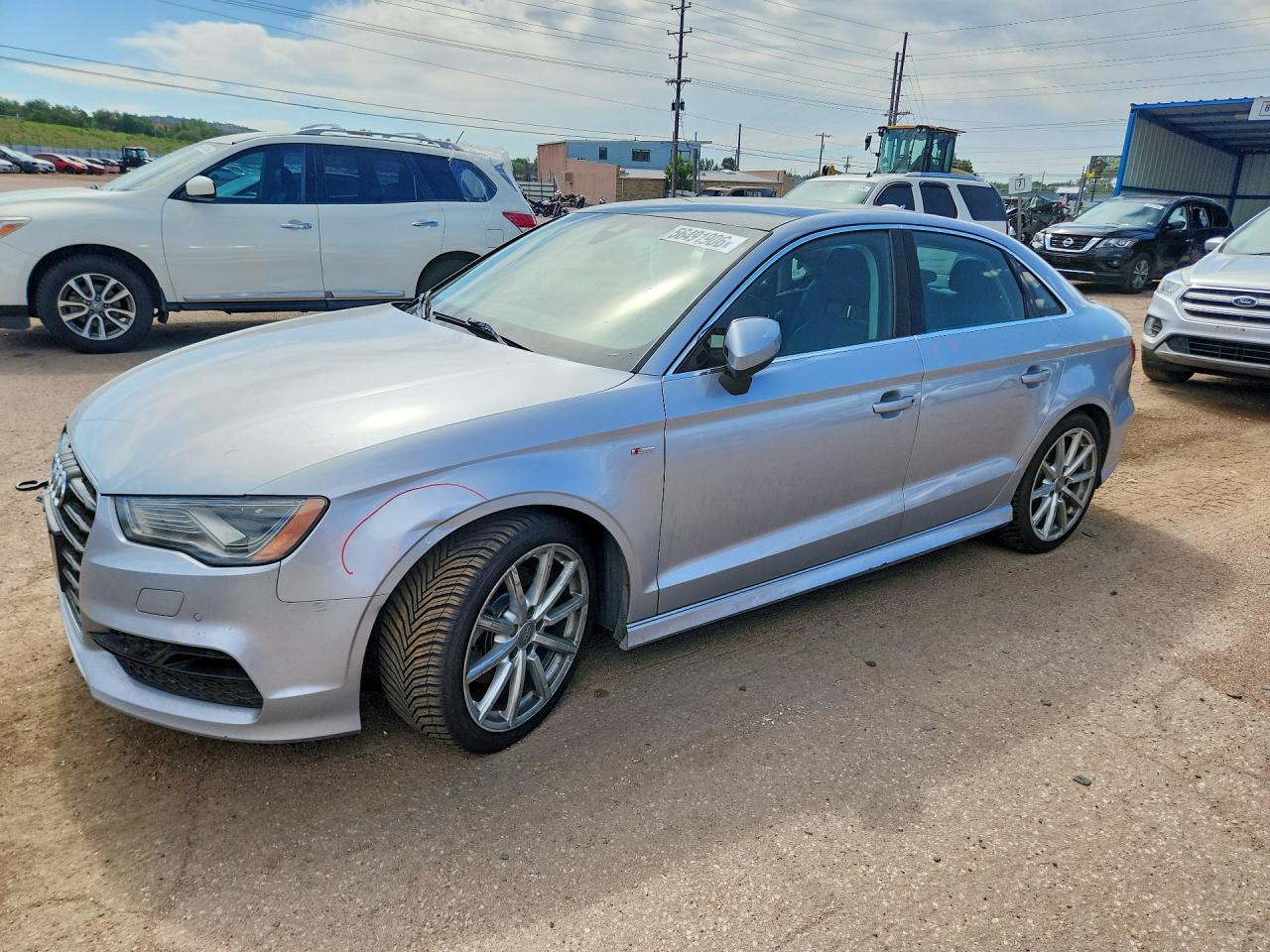 2015 Audi A3 Prestige S-line Silver vin: WAUKFHFF0F1058904