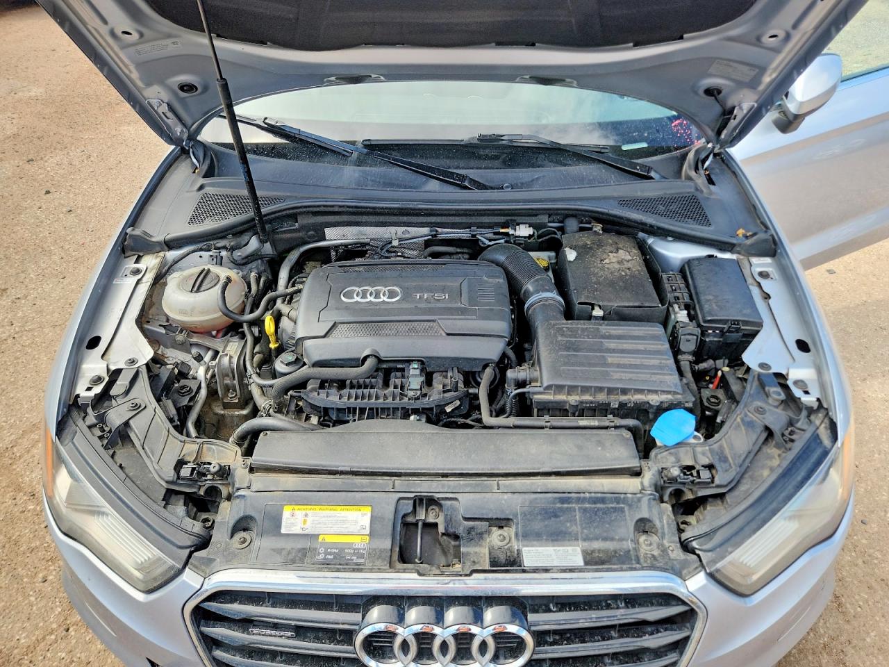 2015 Audi A3 Prestige S-line Silver vin: WAUKFHFF0F1058904