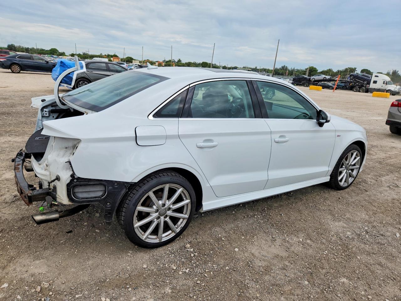 2015 Audi A3 Prestige S-line White vin: WAUKFHFF3F1021622