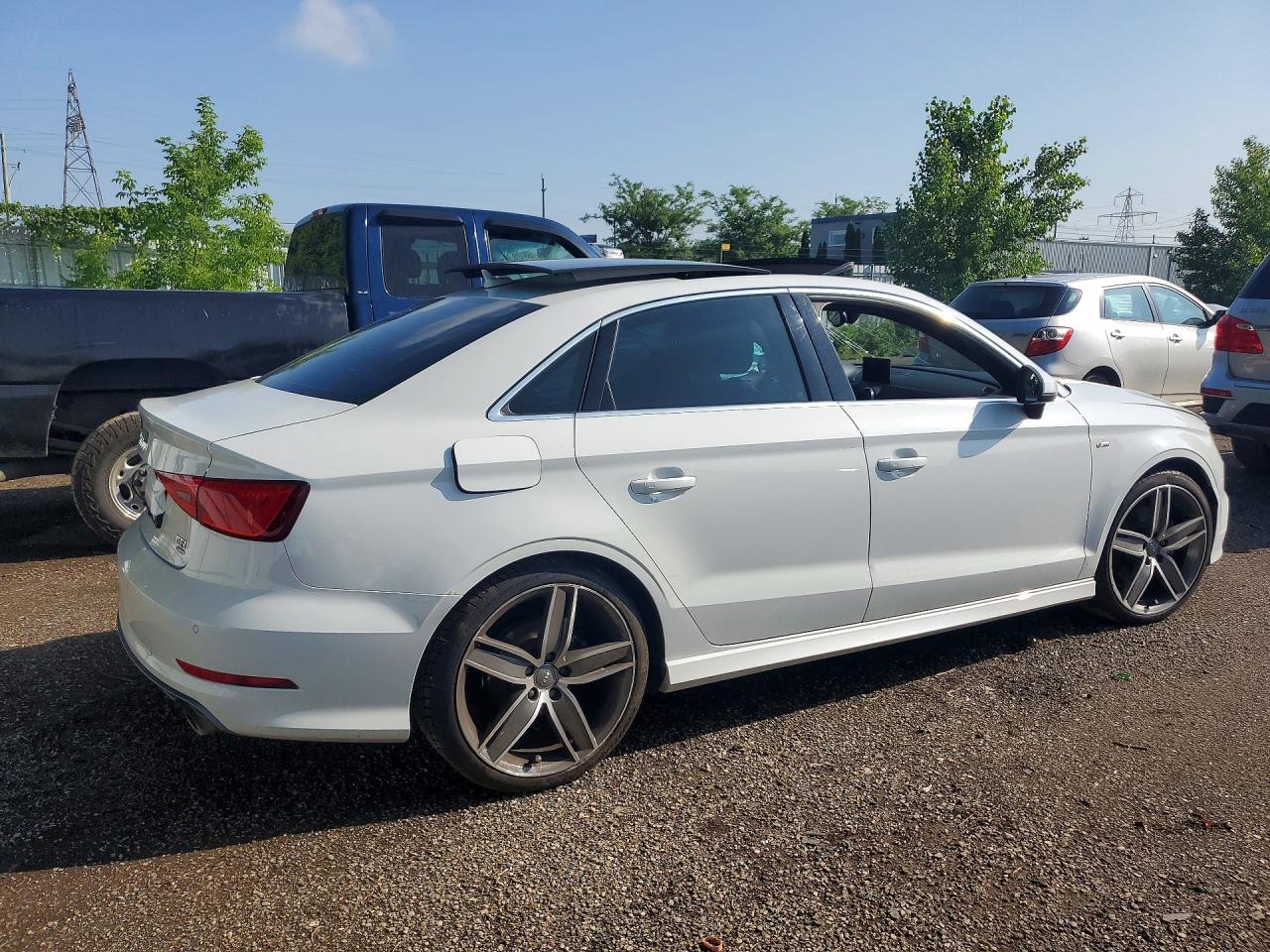 2015 Audi A3 Prestige S-line White vin: WAUKFRFF3F1042346