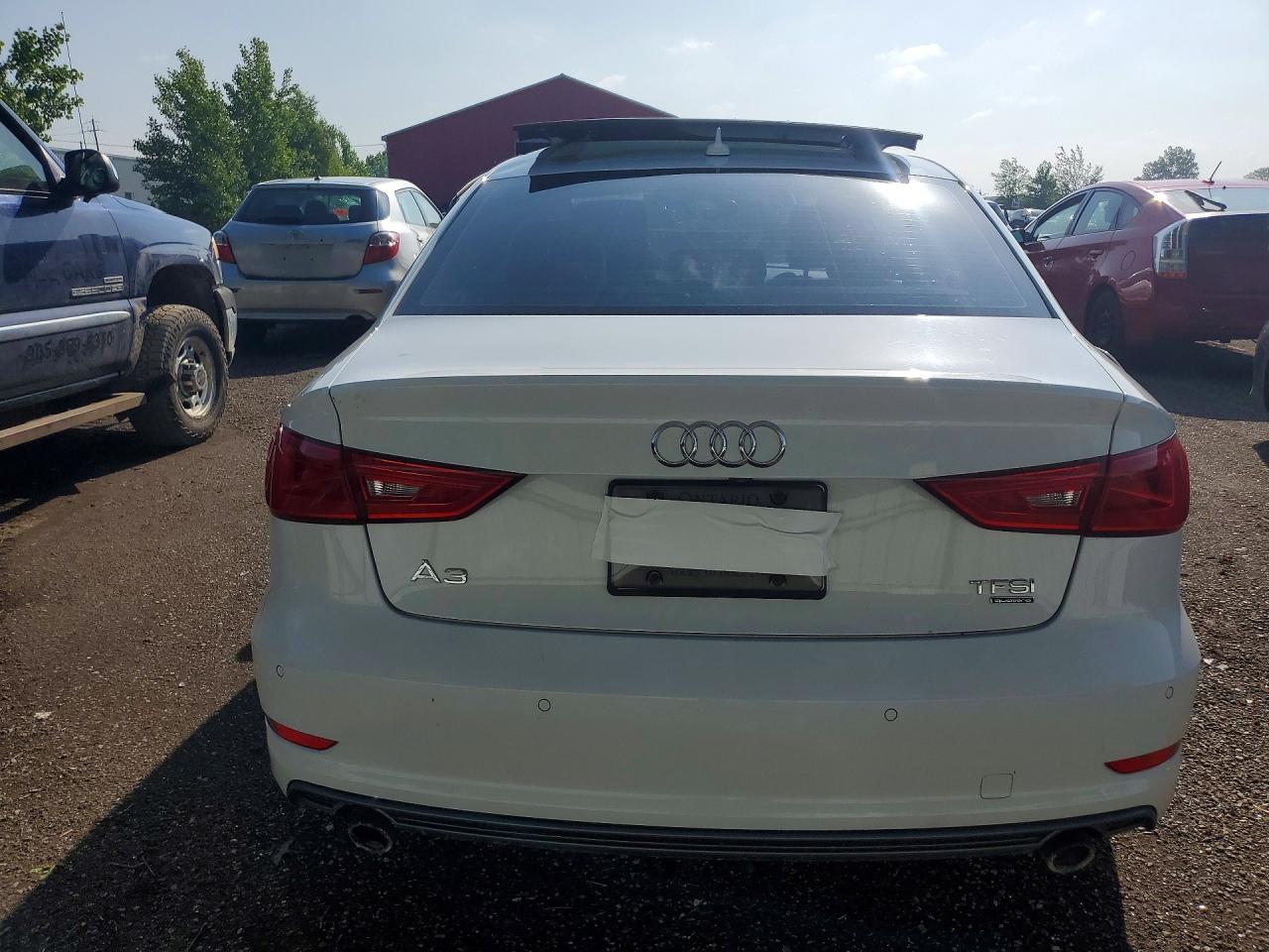 2015 Audi A3 Prestige S-line White vin: WAUKFRFF3F1042346