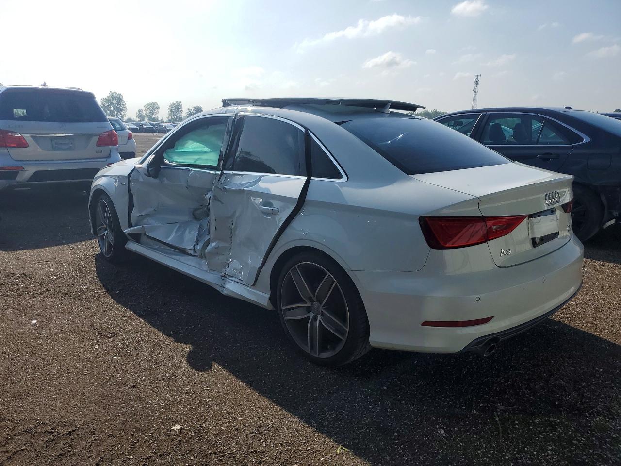 2015 Audi A3 Prestige S-line White vin: WAUKFRFF3F1042346