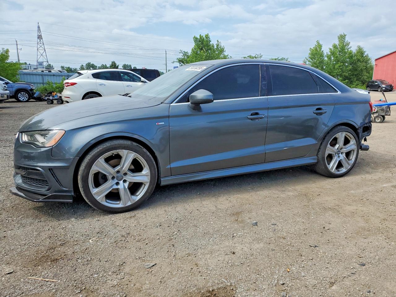 2015 Audi A3 Prestige S-line Gray vin: WAUKFRFF4F1002986