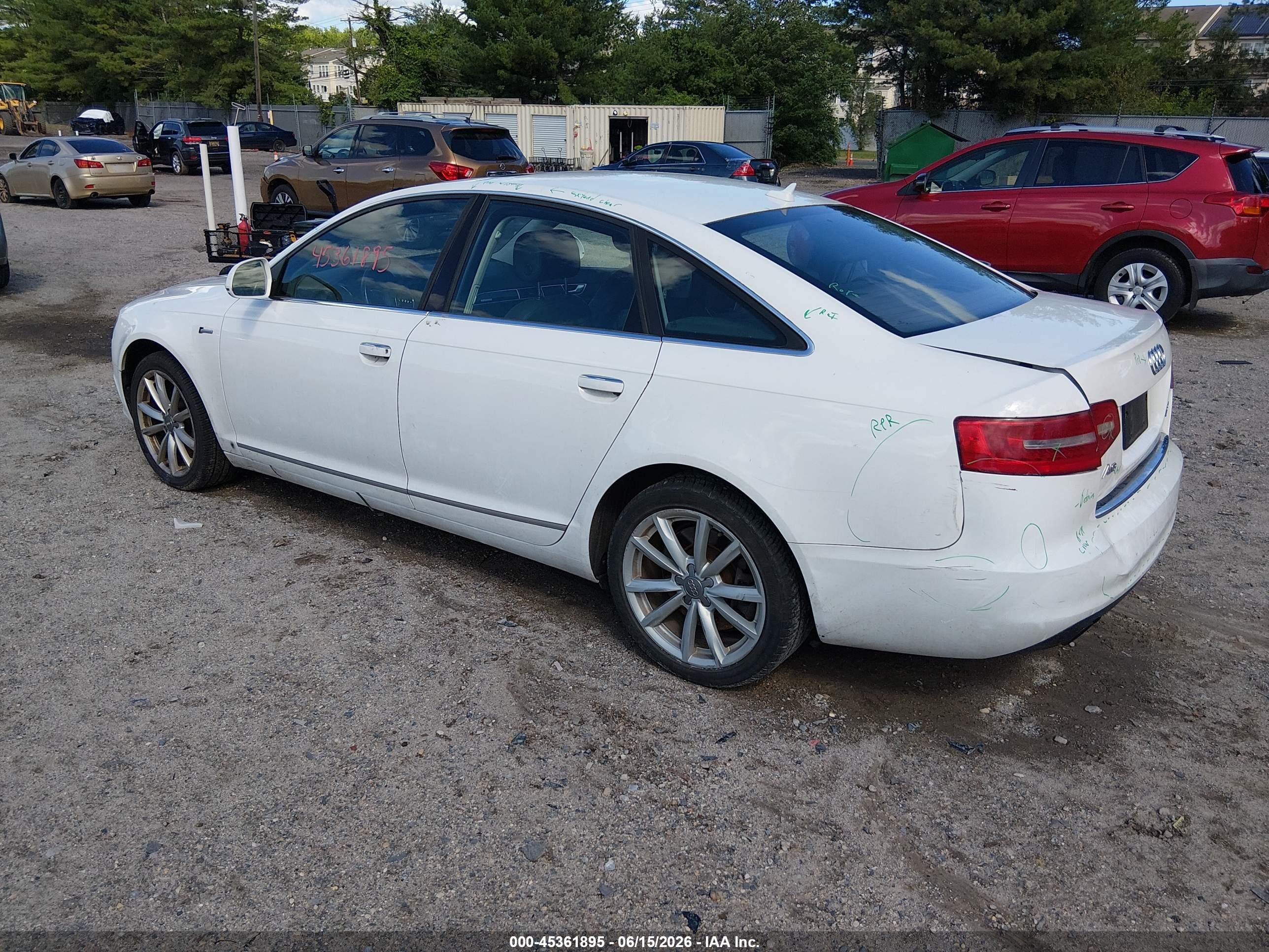 2010 Audi A6 3.0 Premium White vin: WAUKGAFB1AN016230