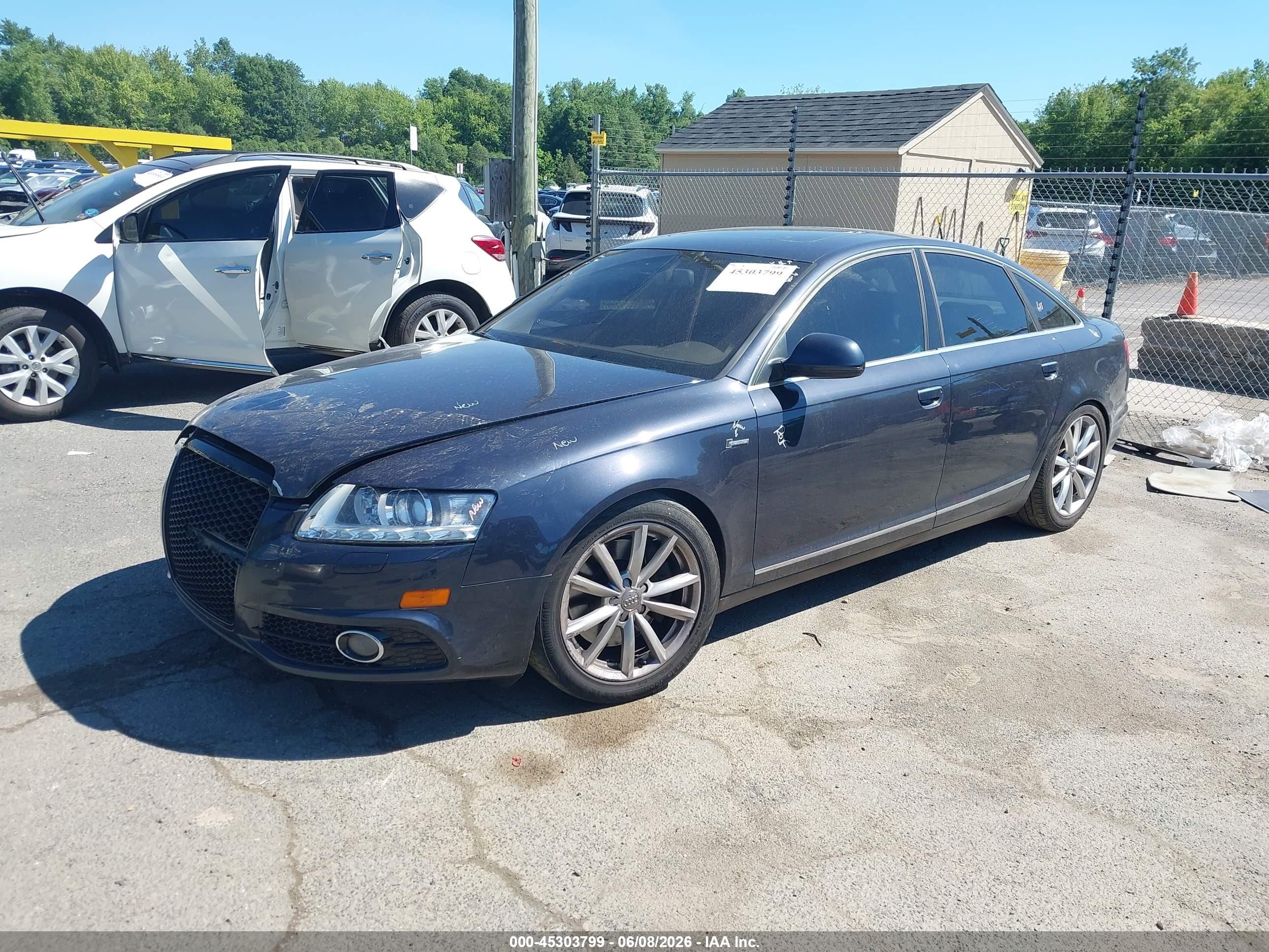 2011 Audi A6 3.0 Premium Синий vin: WAUKGAFB1BN045003