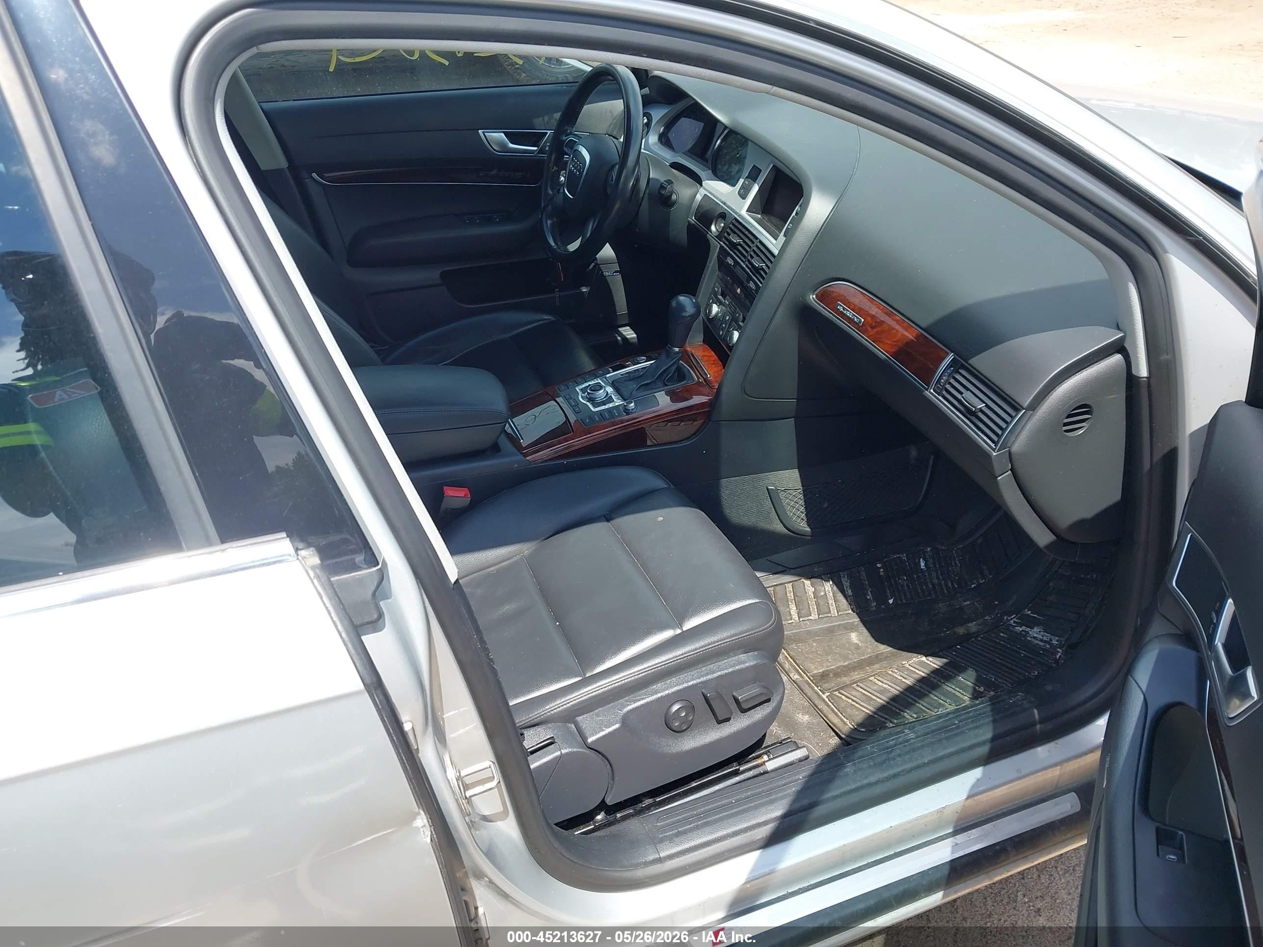 2011 Audi A6 3.0 Premium Silver vin: WAUKGAFB2BN023253