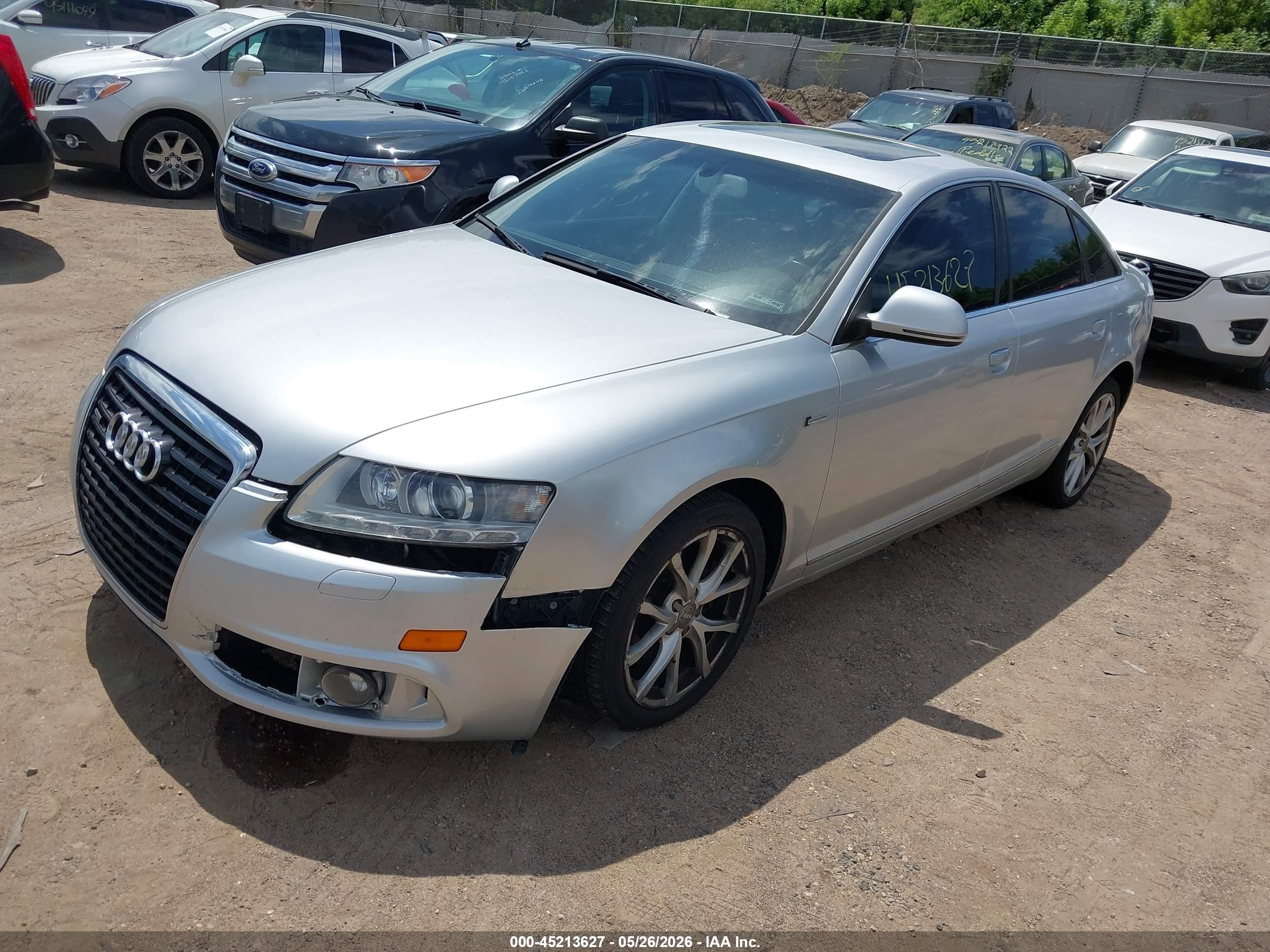 2011 Audi A6 3.0 Premium Silver vin: WAUKGAFB2BN023253