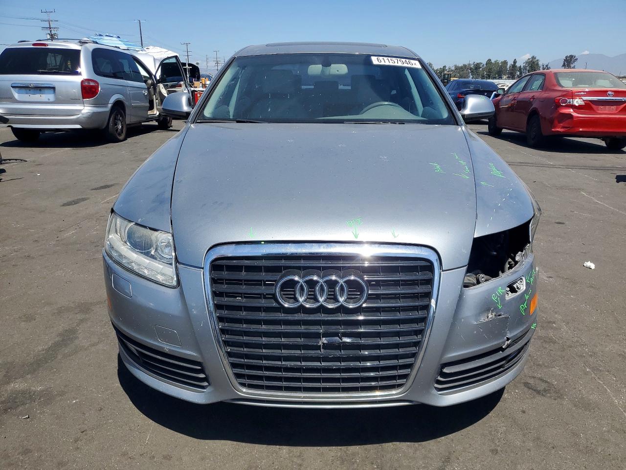 2010 Audi A6 Prestige Серебряный vin: WAUKGAFB3AN026158