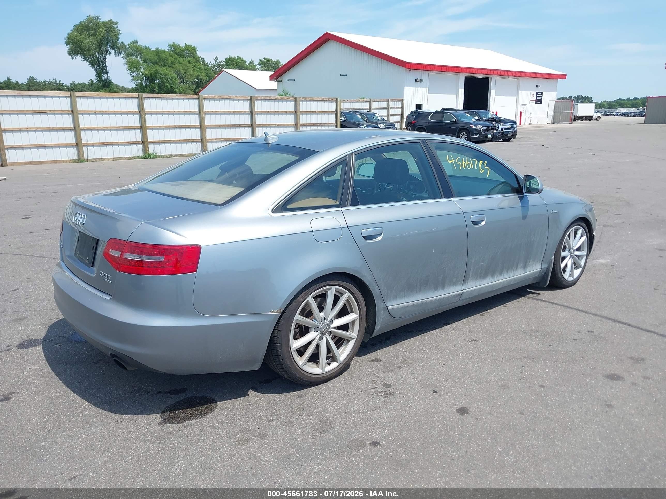 2010 Audi A6 3.0 Premium Silver vin: WAUKGAFB5AN021513