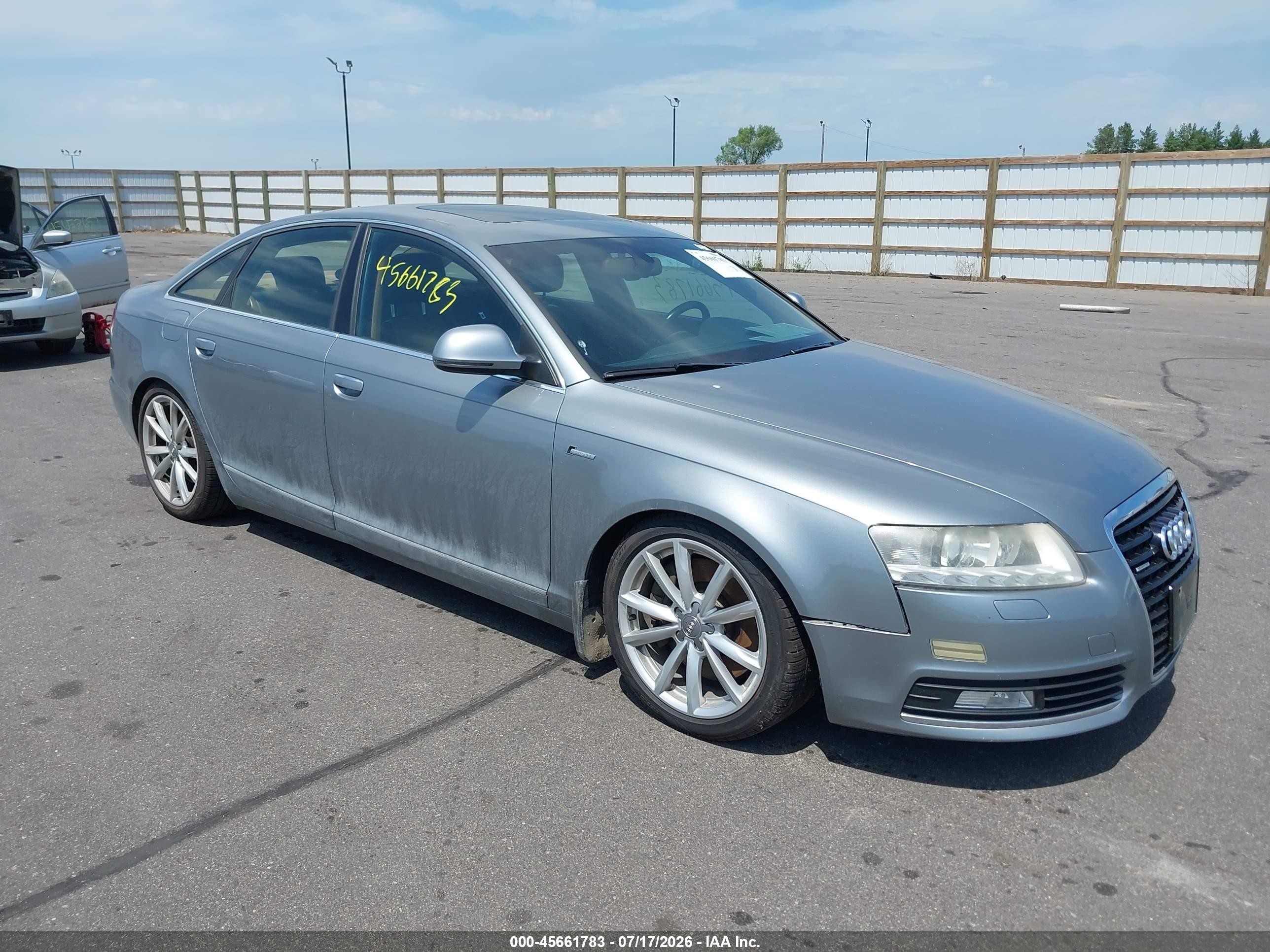 2010 Audi A6 3.0 Premium Silver vin: WAUKGAFB5AN021513