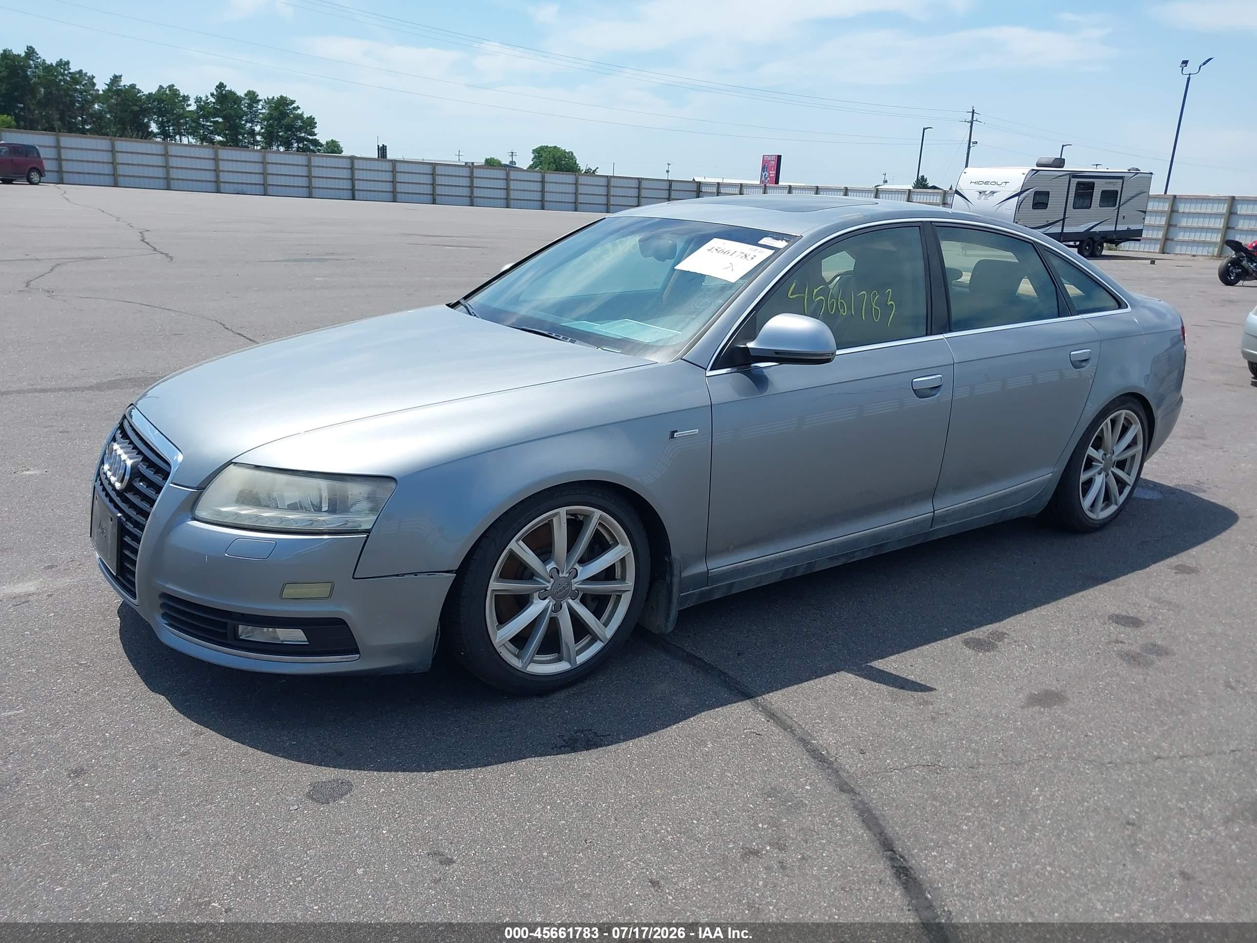 2010 Audi A6 3.0 Premium Silver vin: WAUKGAFB5AN021513
