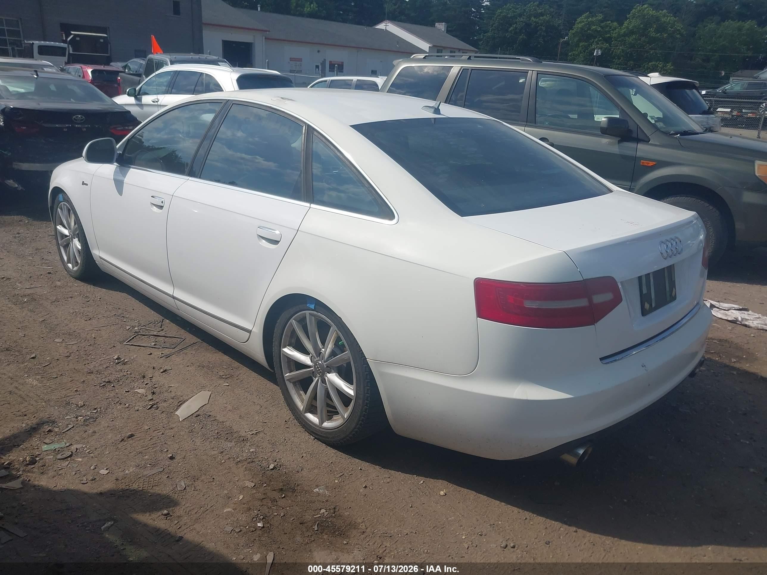 2010 Audi A6 3.0 Premium White vin: WAUKGAFB5AN076401