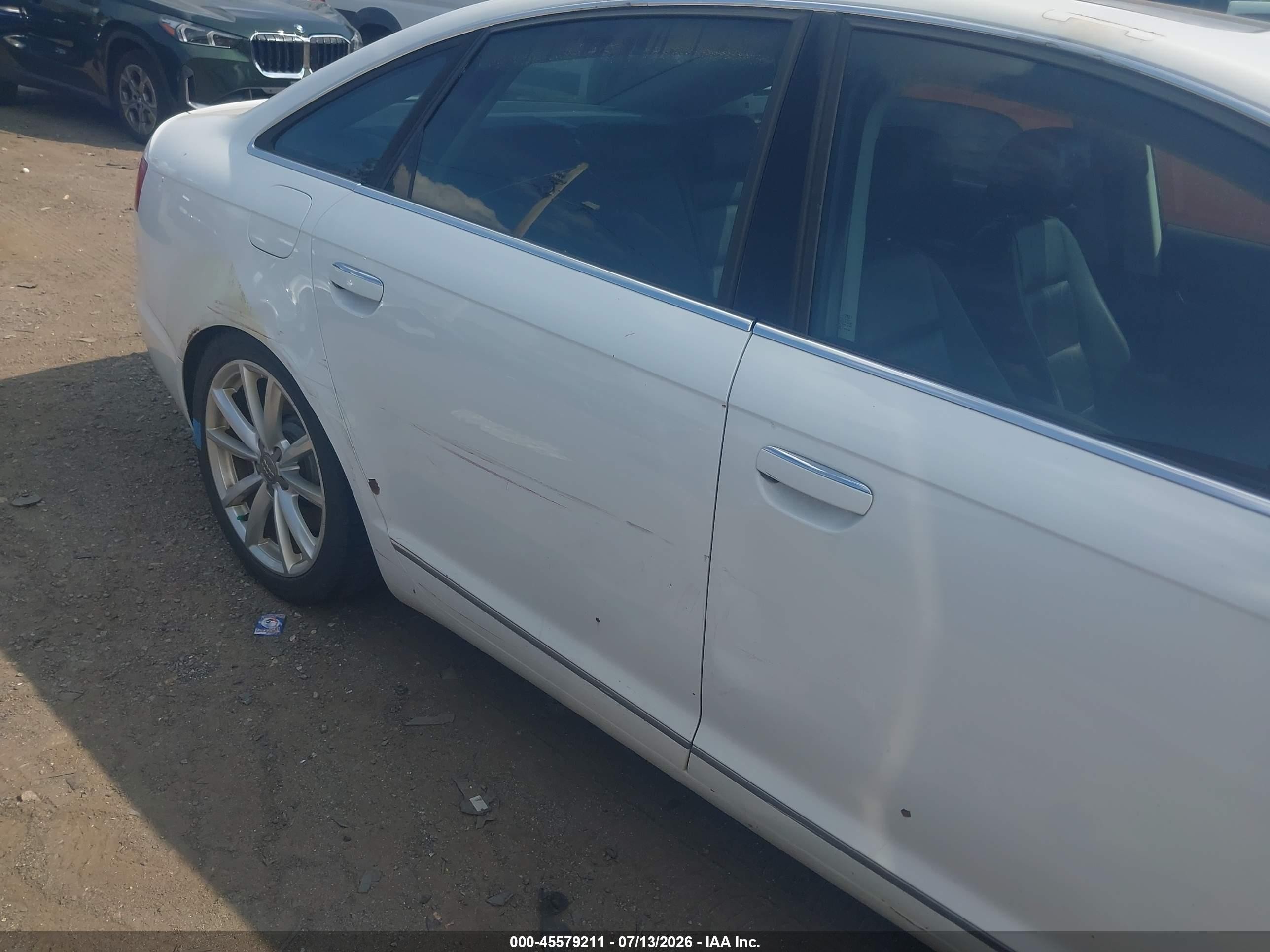 2010 Audi A6 3.0 Premium White vin: WAUKGAFB5AN076401
