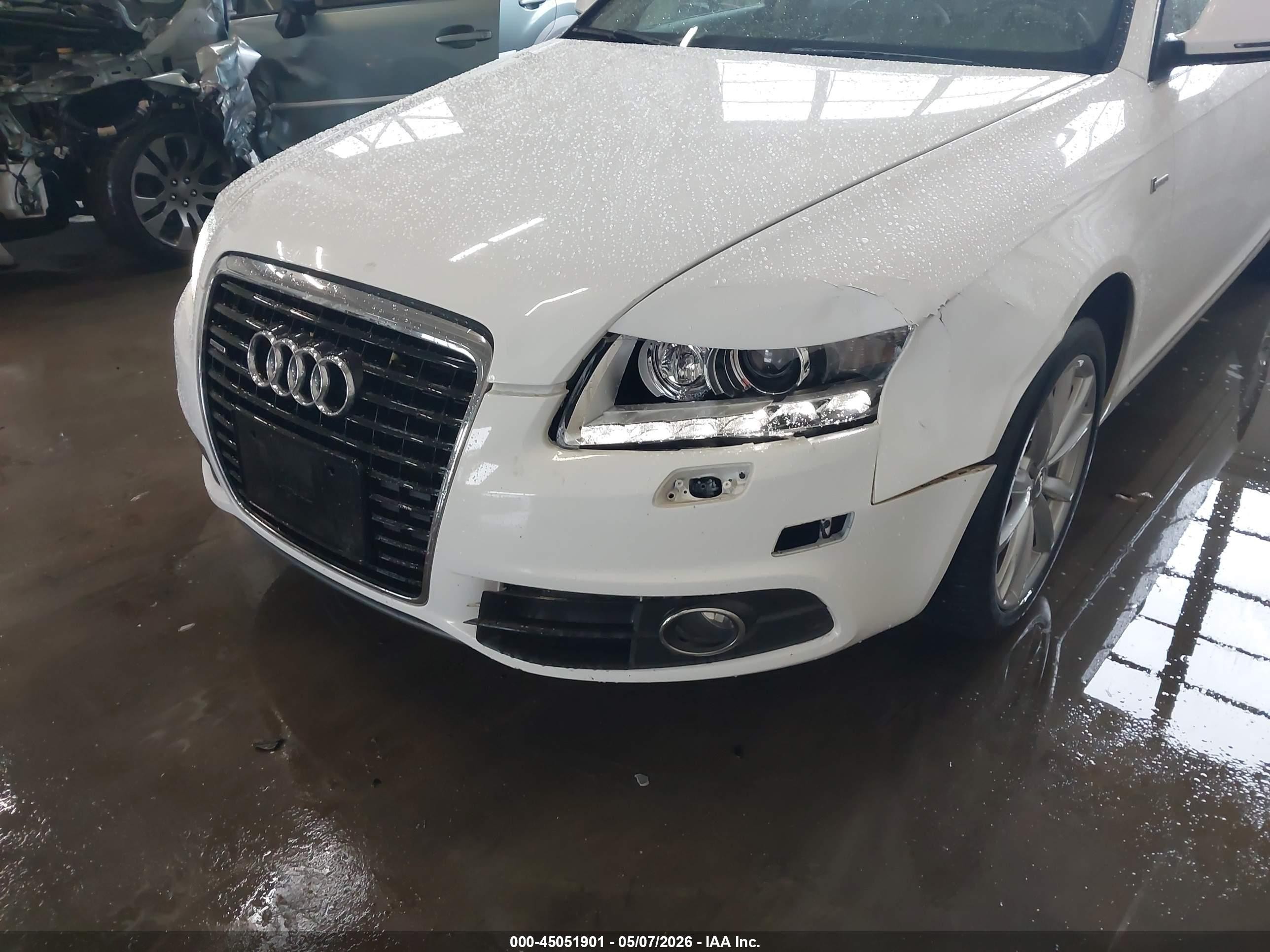 2011 Audi A6 3.0 Premium Белый vin: WAUKGAFB5BN006835
