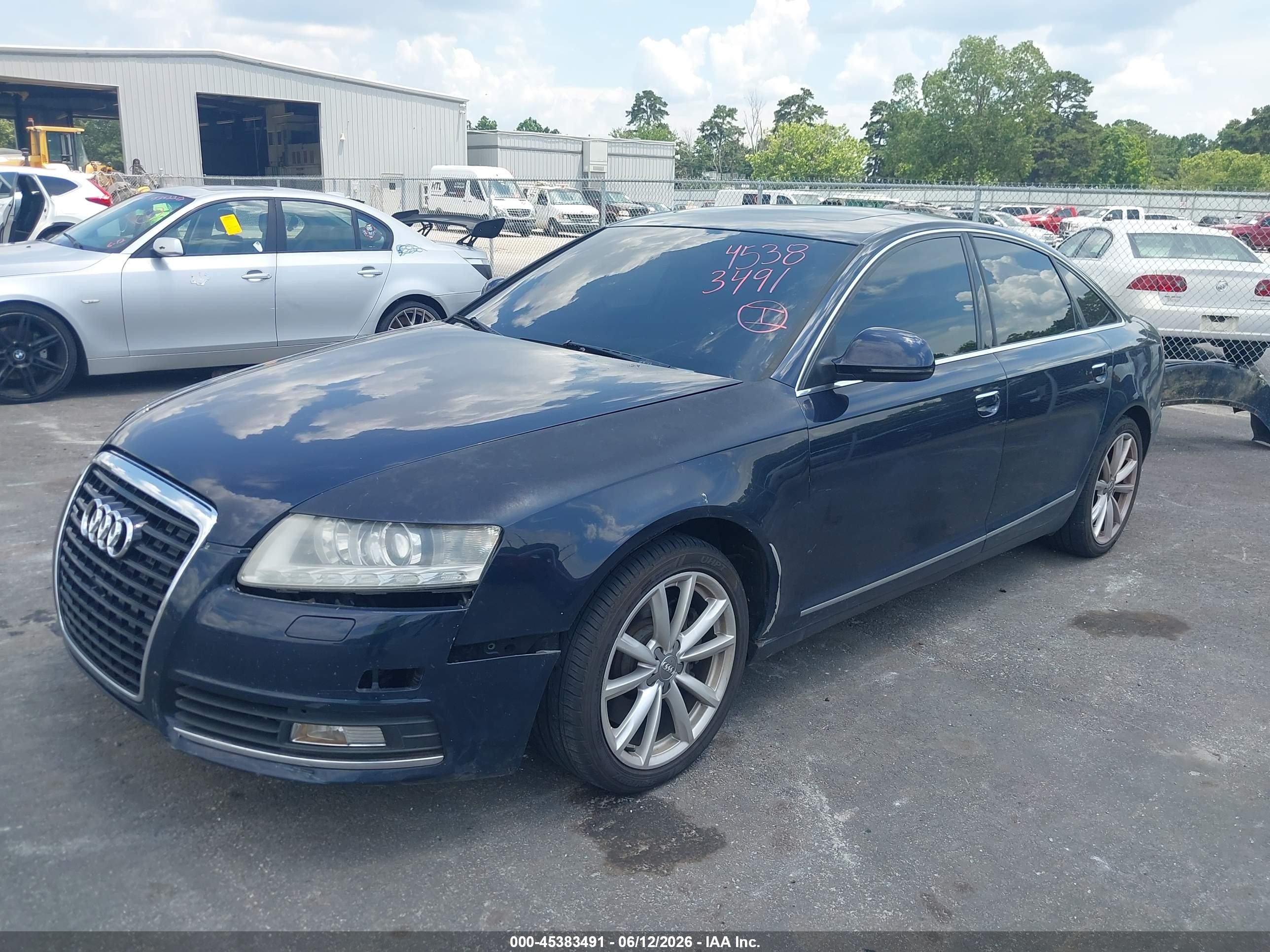 2010 Audi A6 3.0 Premium Blue vin: WAUKGAFB6AN019270