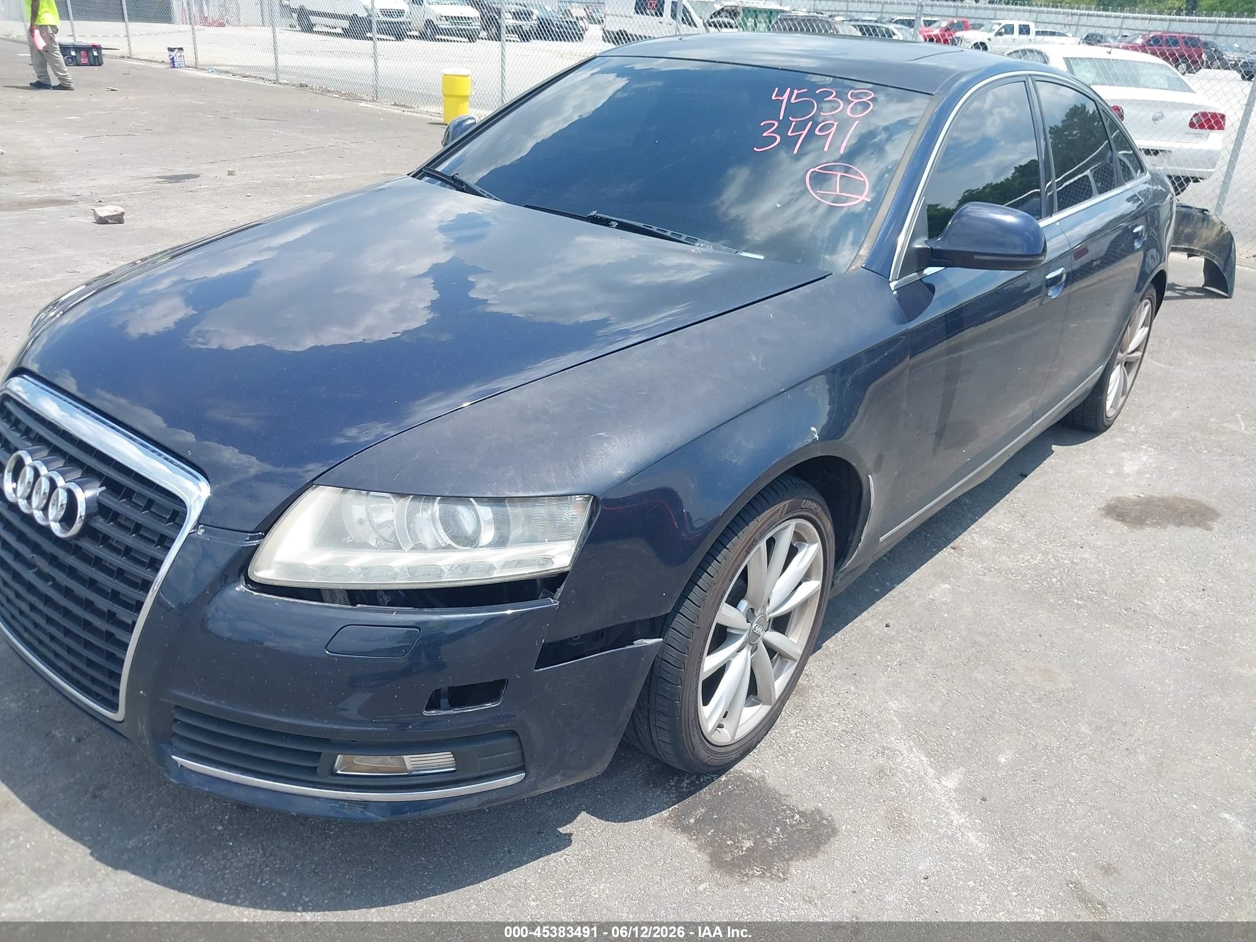 2010 Audi A6 3.0 Premium Blue vin: WAUKGAFB6AN019270
