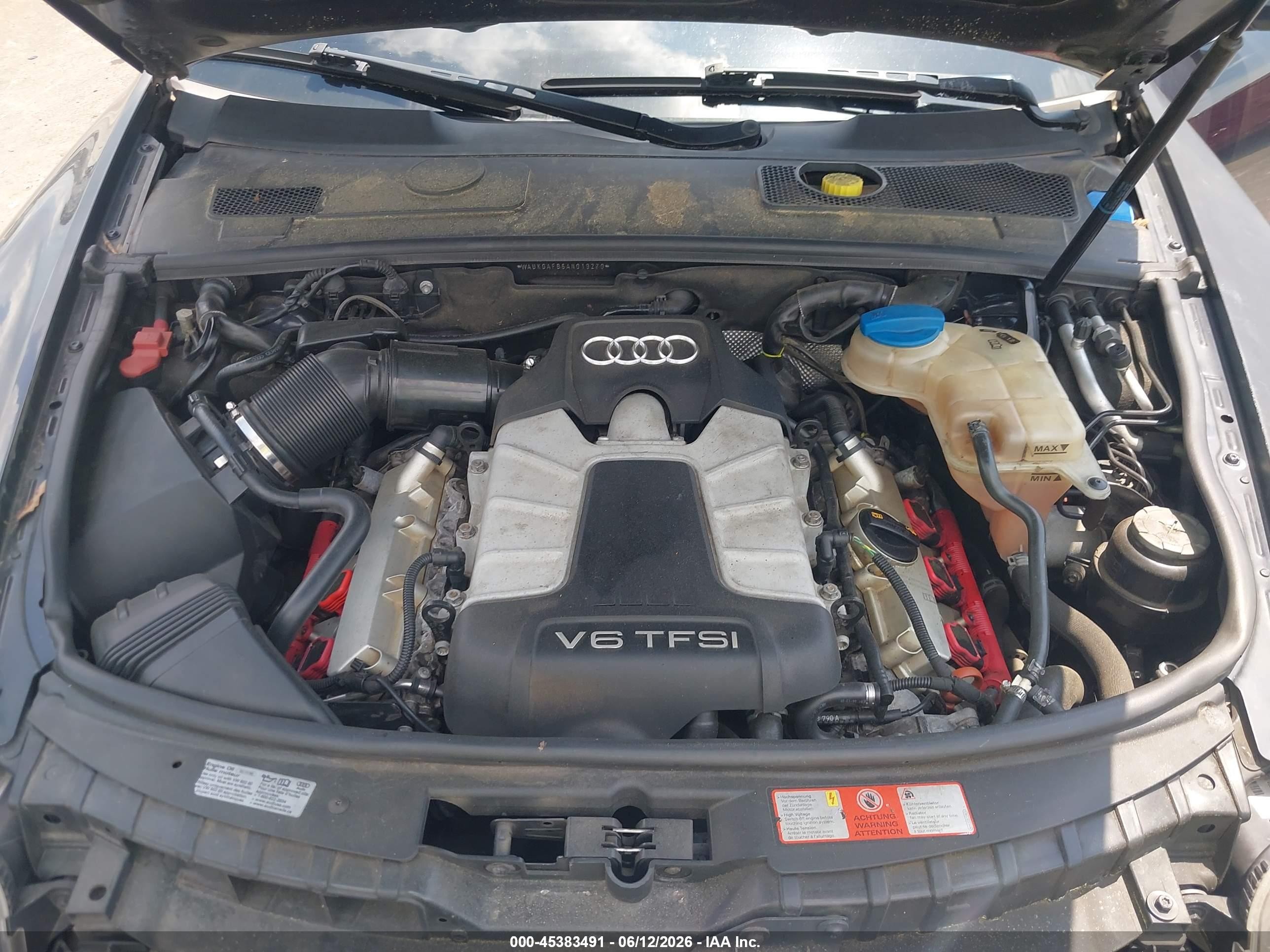 2010 Audi A6 3.0 Premium Blue vin: WAUKGAFB6AN019270
