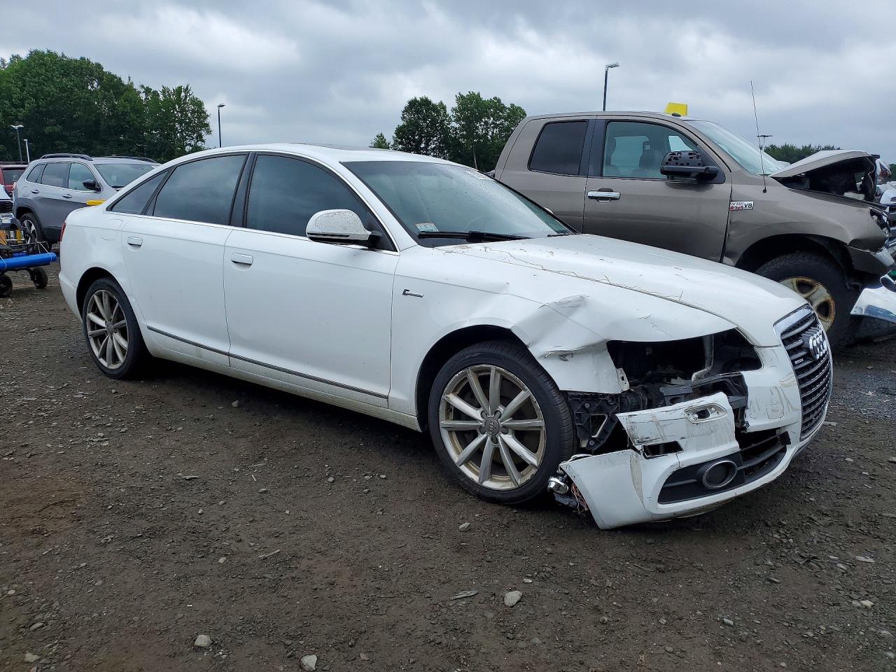 2011 Audi A6 Prestige Белый vin: WAUKGAFB6BN045109