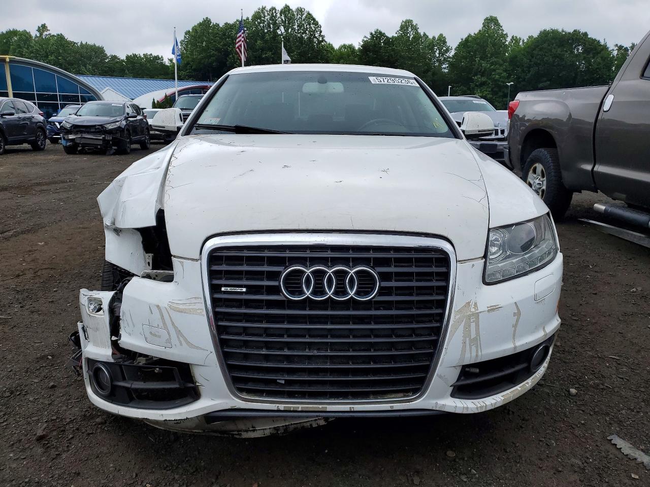 2011 Audi A6 Prestige Белый vin: WAUKGAFB6BN045109
