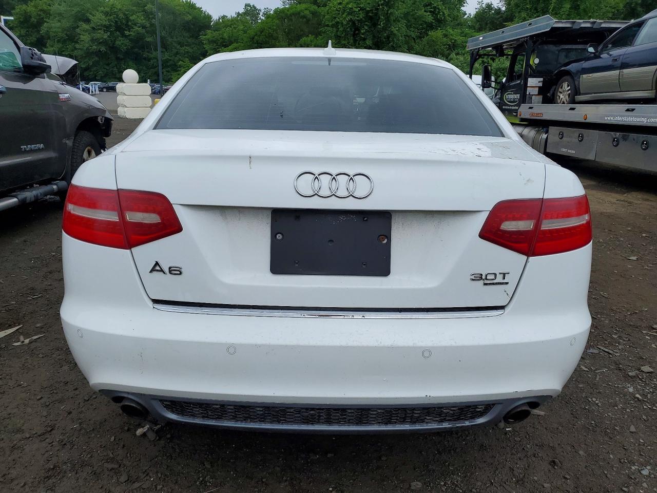 2011 Audi A6 Prestige Белый vin: WAUKGAFB6BN045109