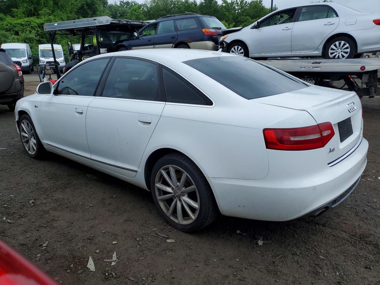 2011 Audi A6 Prestige Белый vin: WAUKGAFB6BN045109
