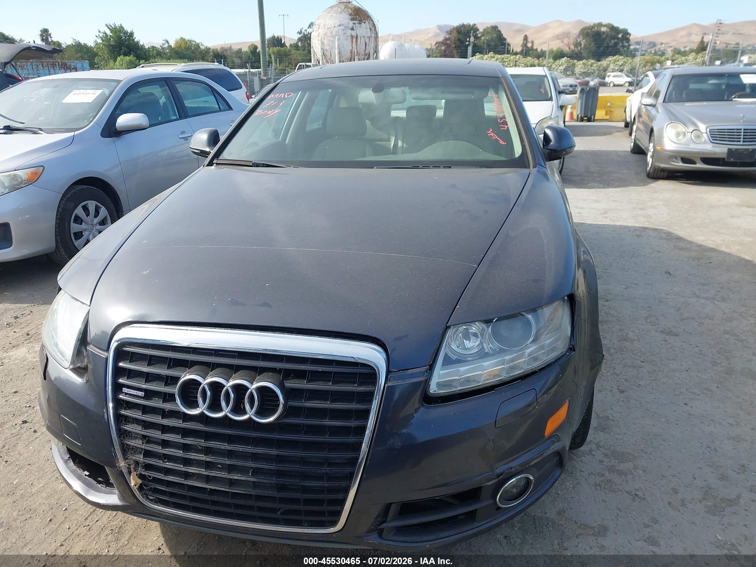 2011 Audi A6 3.0 Premium Dark Blue vin: WAUKGAFB8BN033639