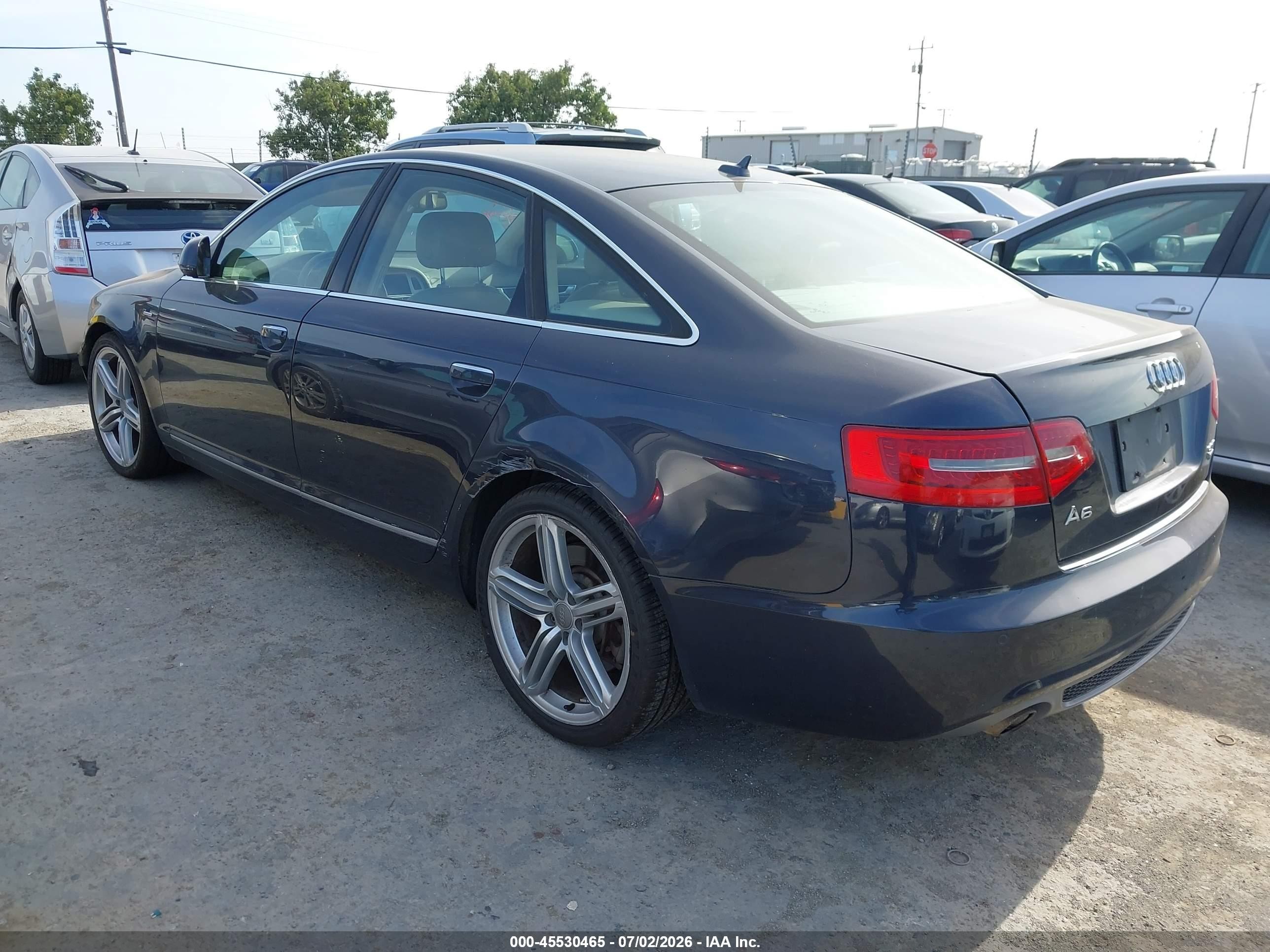 2011 Audi A6 3.0 Premium Dark Blue vin: WAUKGAFB8BN033639