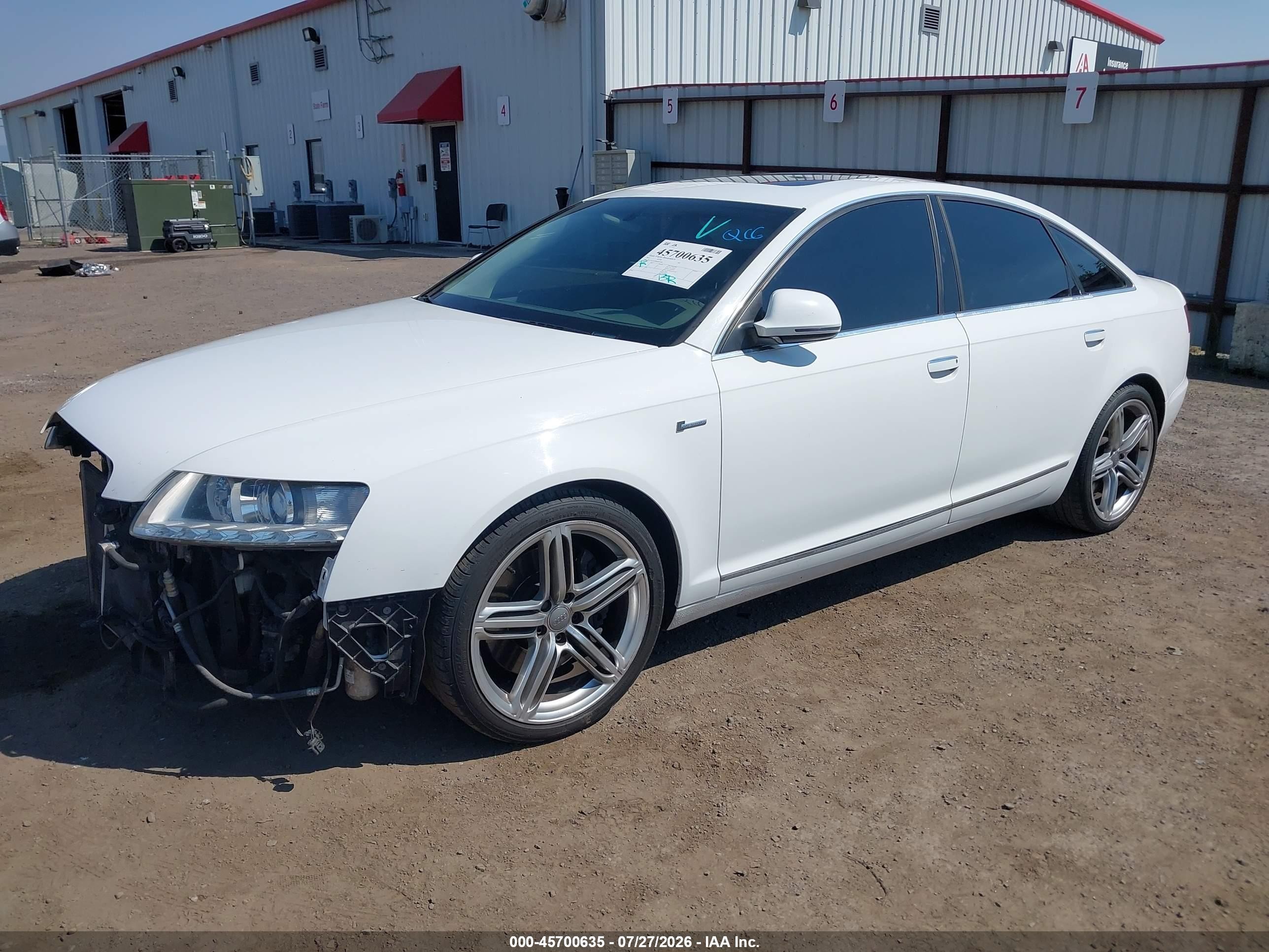 2011 Audi A6 3.0 Premium White vin: WAUKGAFB8BN051364