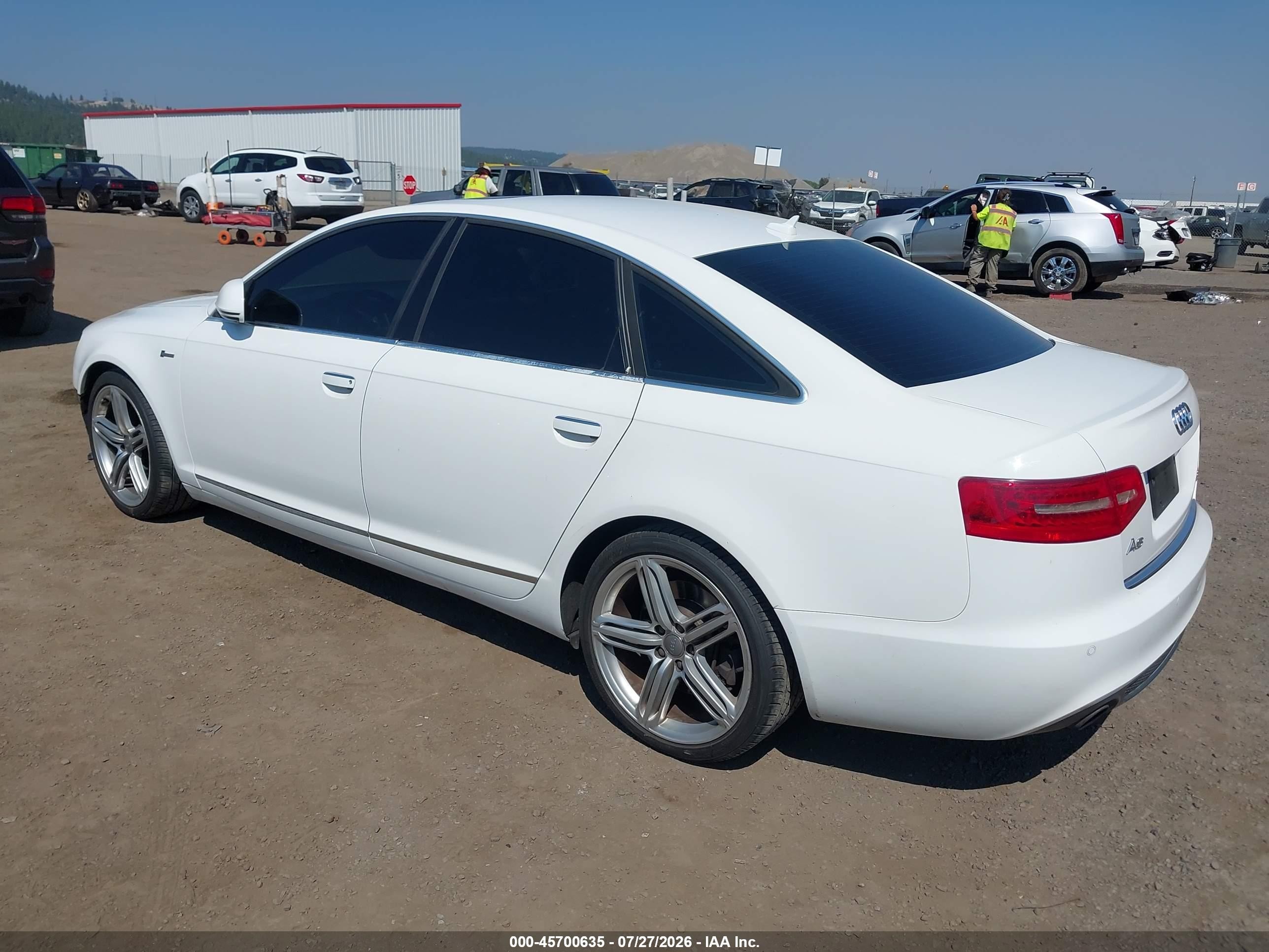 2011 Audi A6 3.0 Premium White vin: WAUKGAFB8BN051364